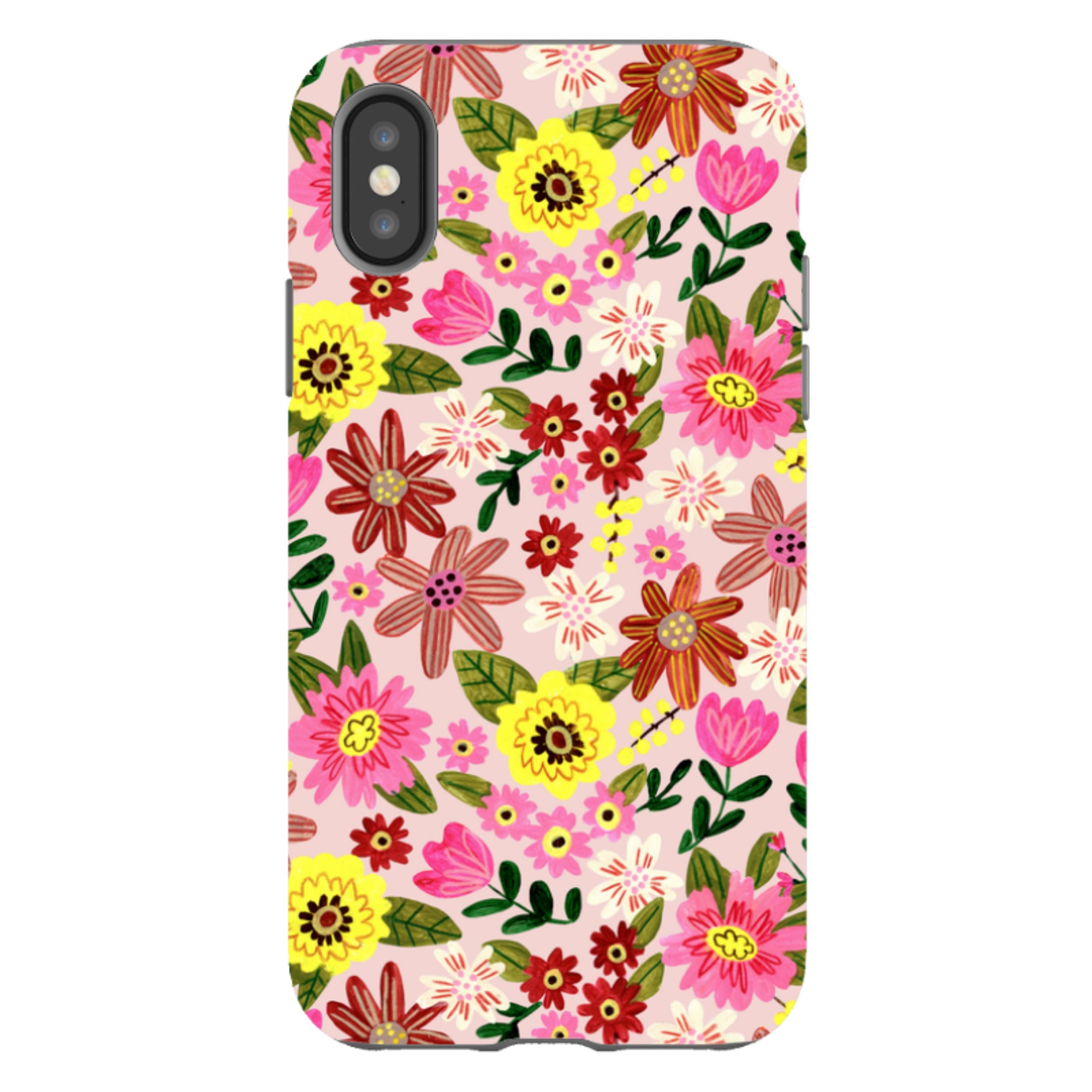 iPhone Tough Case - Spring Floral I By Caroline Bonne Muller