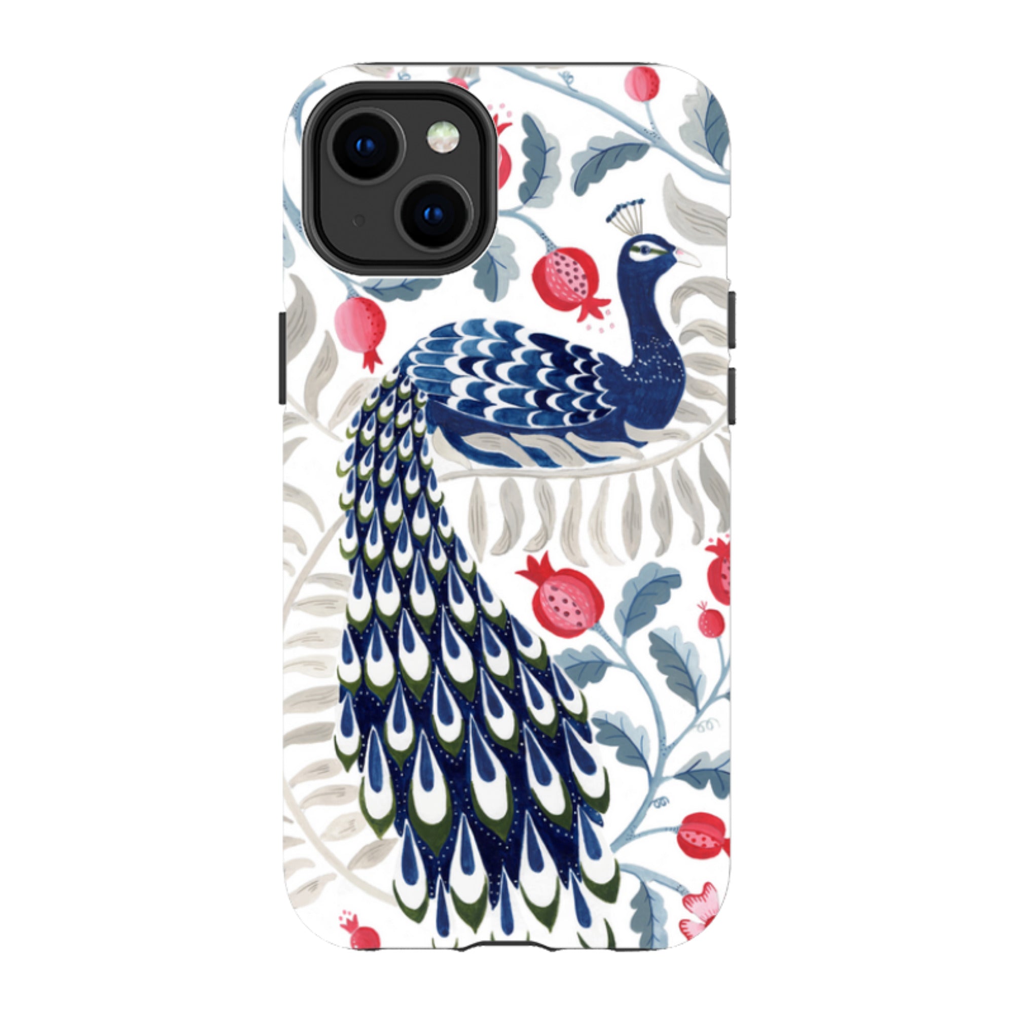 iPhone Tough Case - Peacock By Bex Parkin