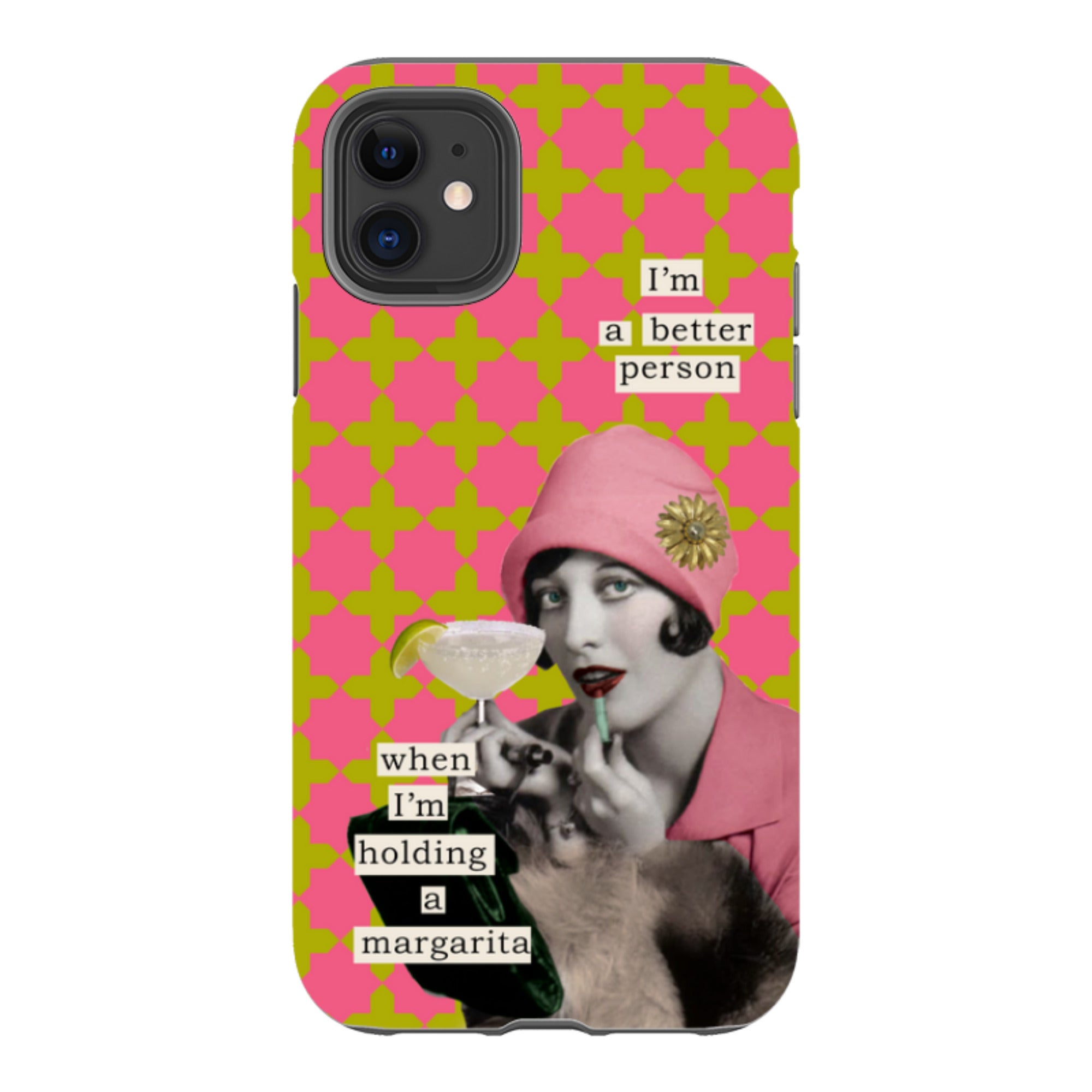 iPhone Tough Case - I'm A Better Person By Clare Jordan