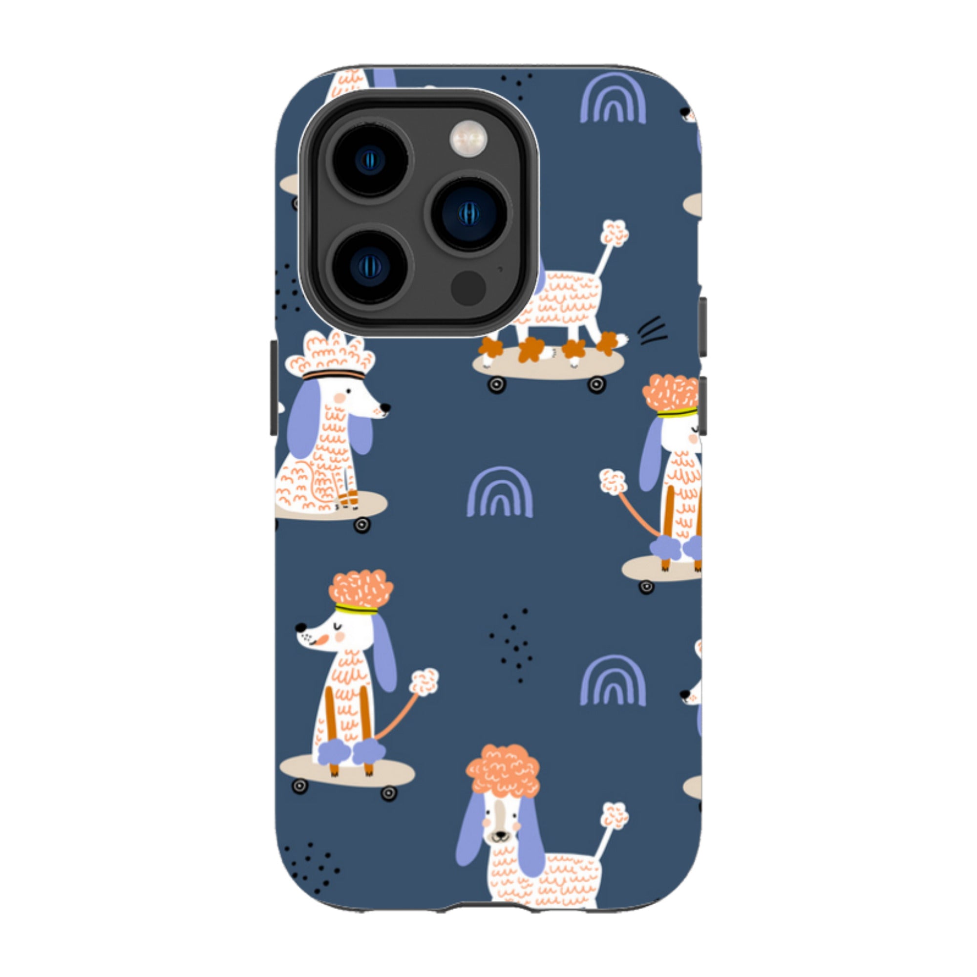 iPhone Tough Case - Skater Dogs
