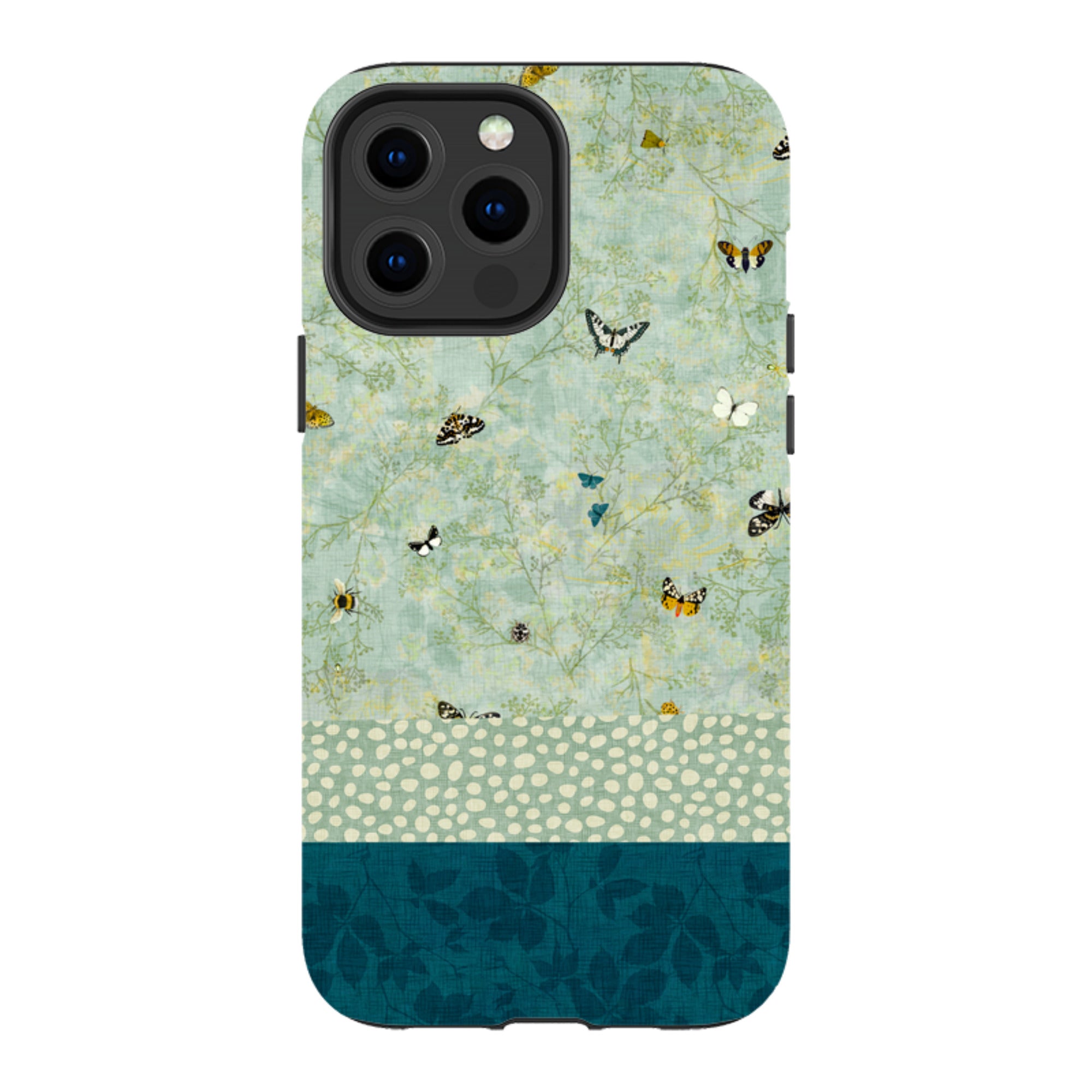 iPhone MagSafe Tough Case - Chinoiserie Garden Soft Sage 2 By Katherine Quinn