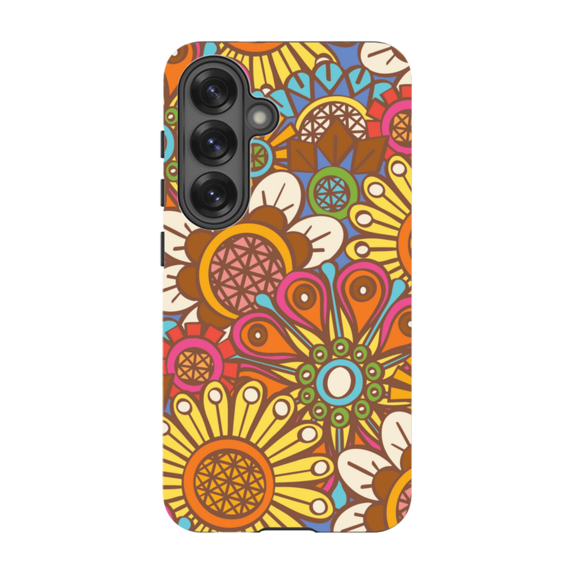 Samsung Tough Case - Retro Posy Brights By Amelia Bowman