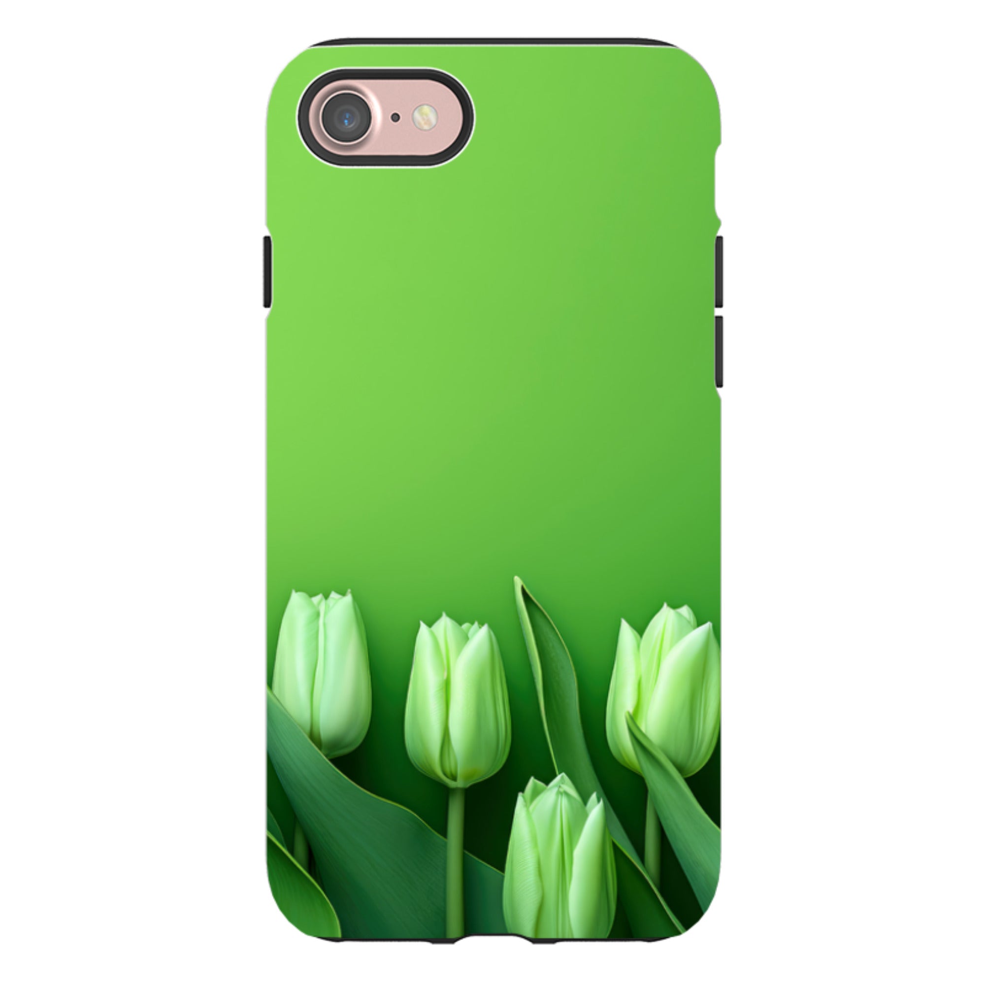 iPhone Tough Case -Green Floral