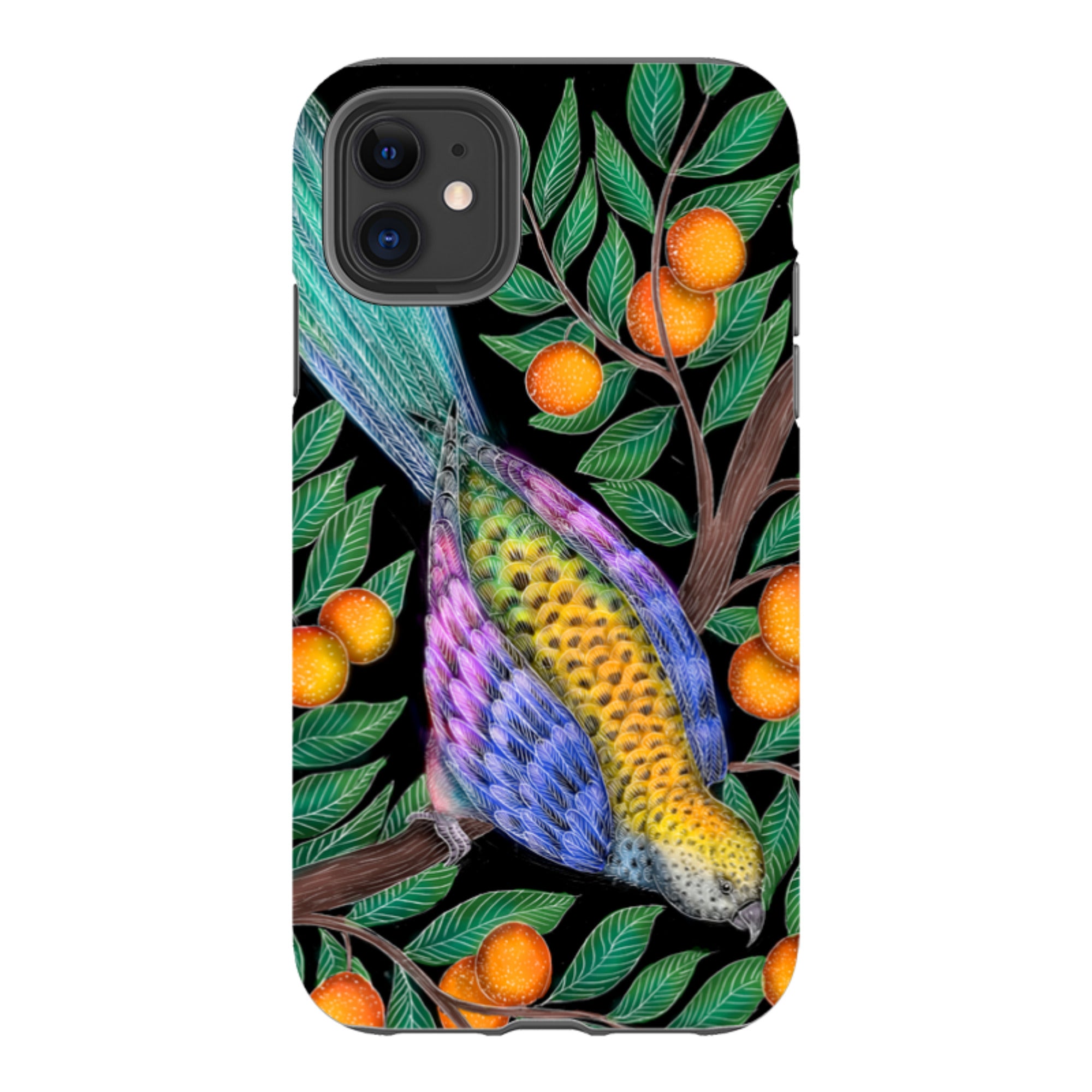 iPhone Tough Case - Parrot By Catherine Rowe