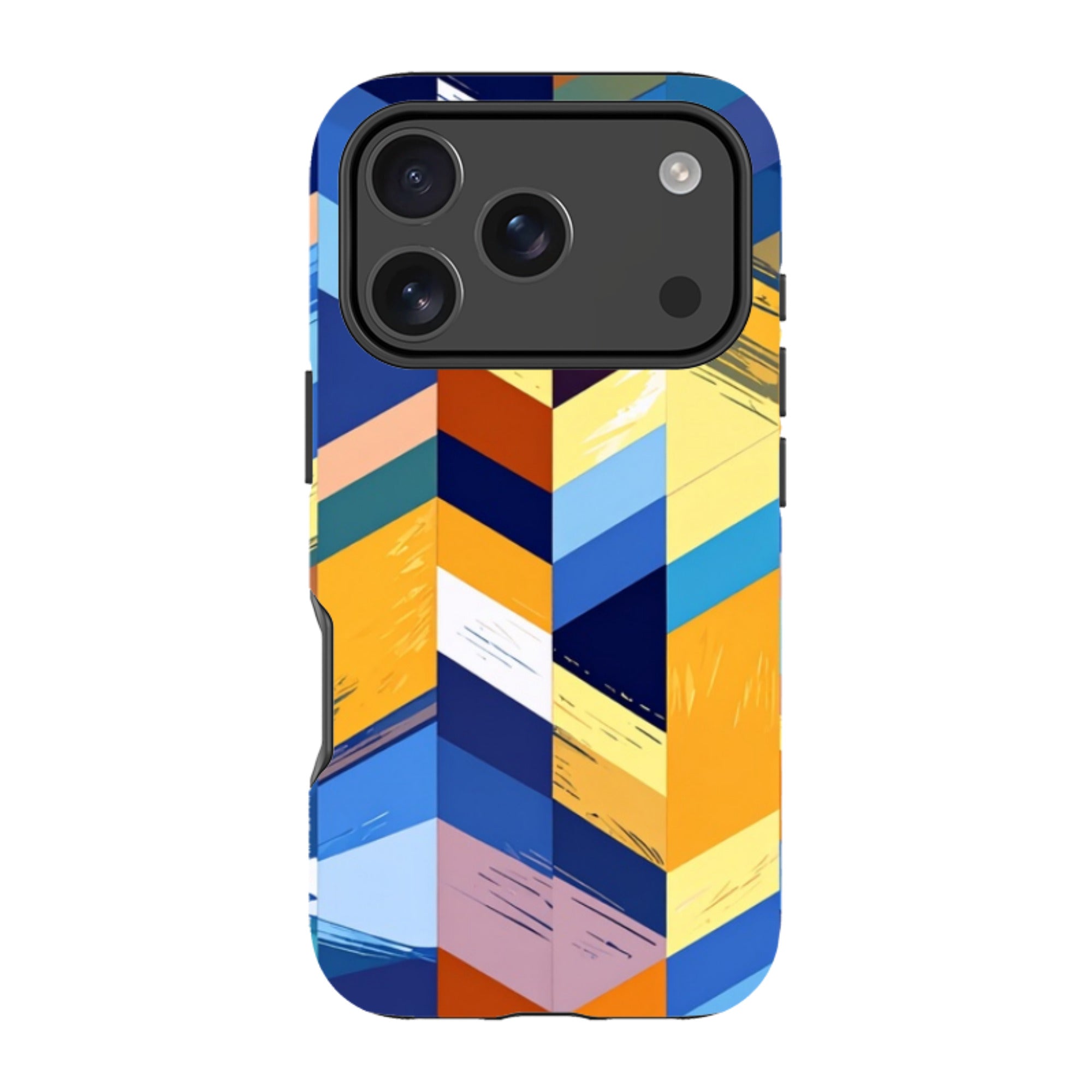 iPhone MagSafe Tough Case - Technicolour Stripes