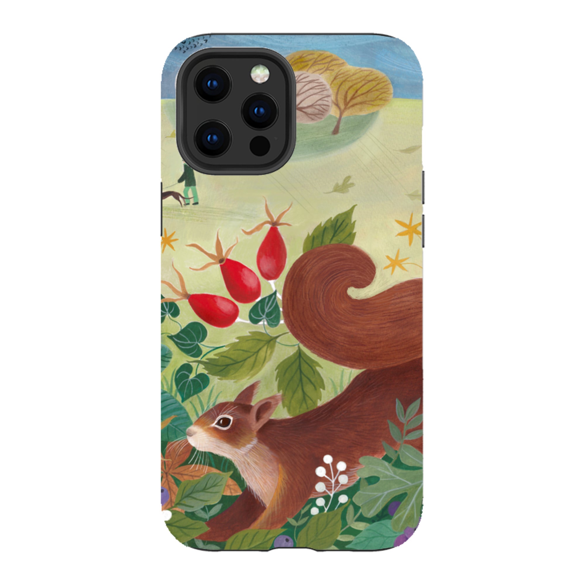 iPhone Tough Case - Autumn Squirrel By Bex Parkin
