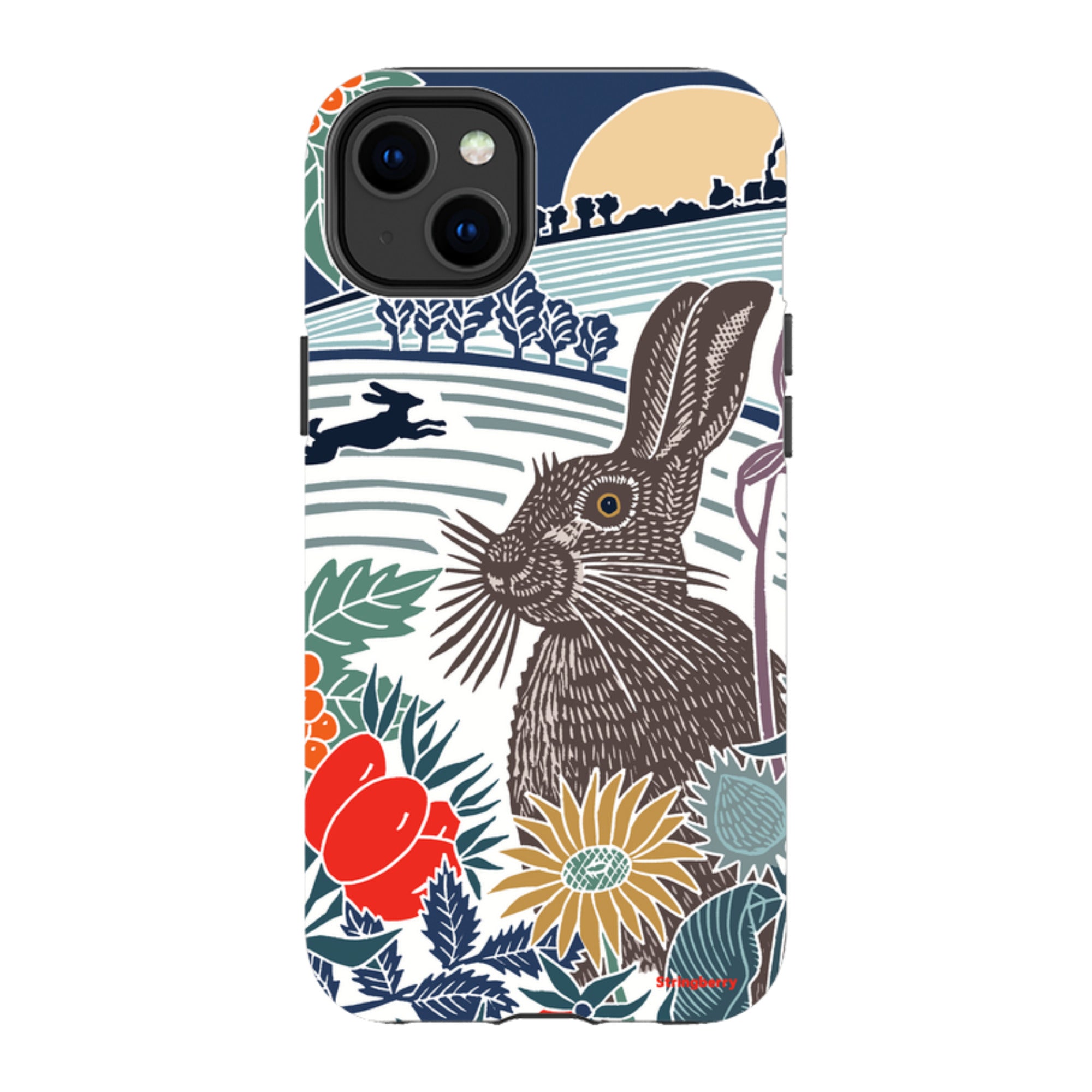iPhone Tough Case - Winter Hare By Kate Heiss