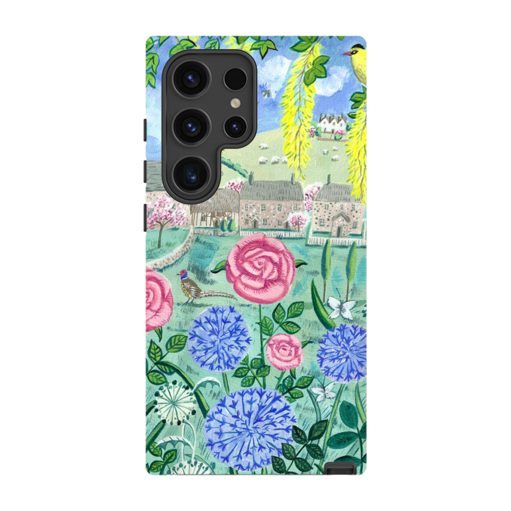 Samsung Tough Case - Village Floral By Mary Stubberfield