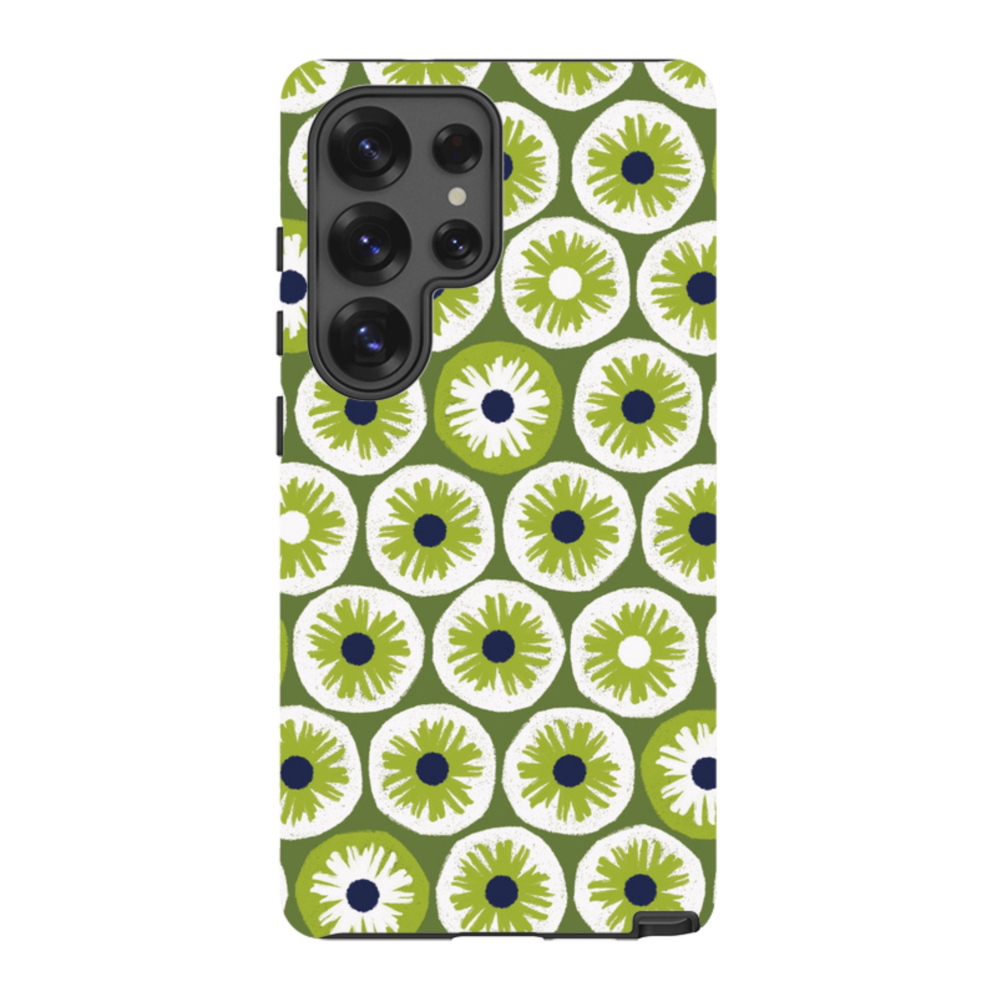 Samsung Tough Case - Penny Flowers Green By Ali Brookes