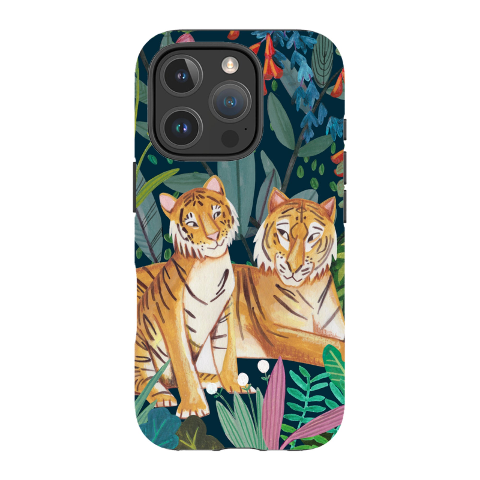 iPhone MagSafe Tough Case -  Tiger By Caroline Bonne Muller