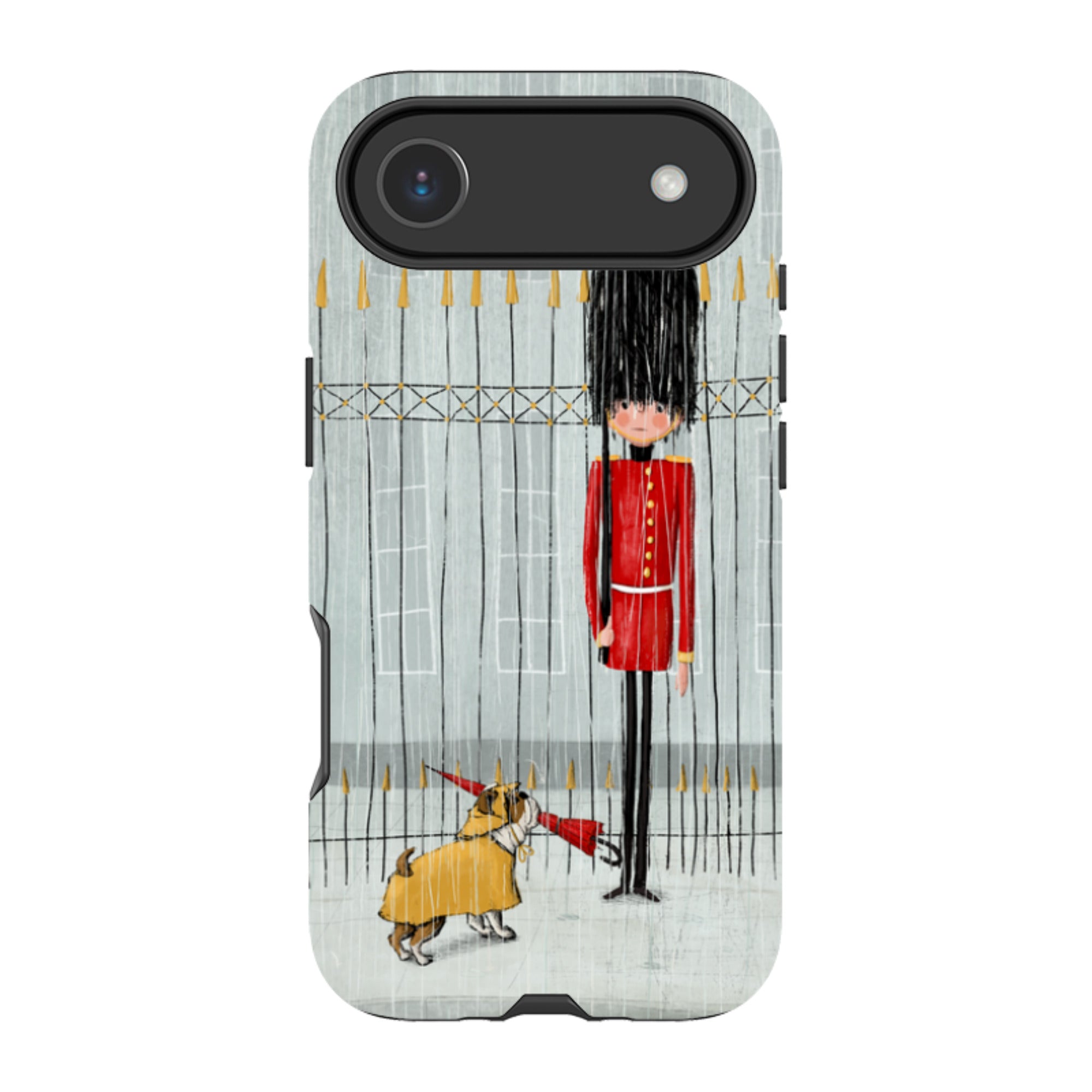 iPhone Tough Case - London In Rain By Maja Lindberg