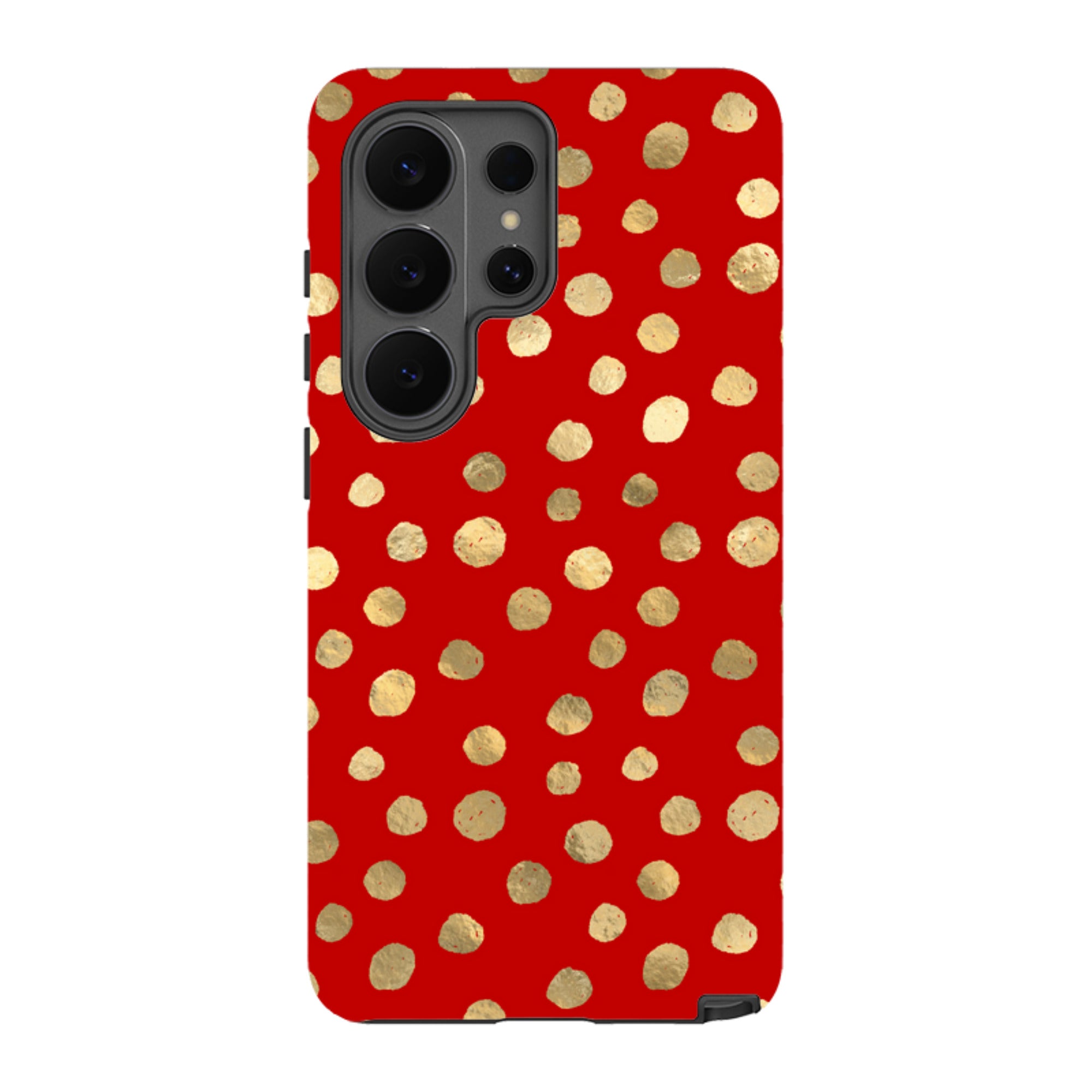 Samsung Tough Case - Burgundy and Gold Stars