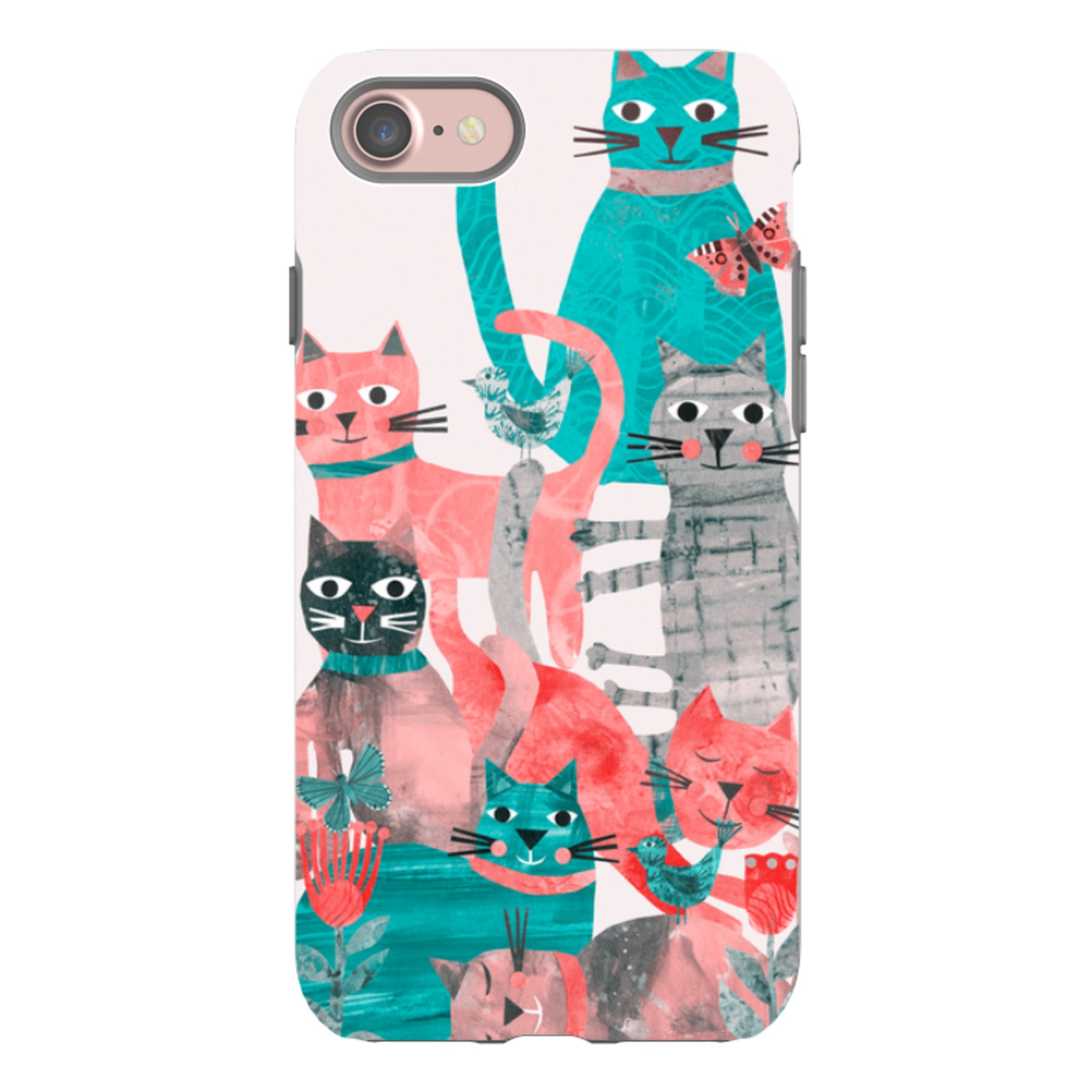iPhone Case - Cat Party II By Tracey English