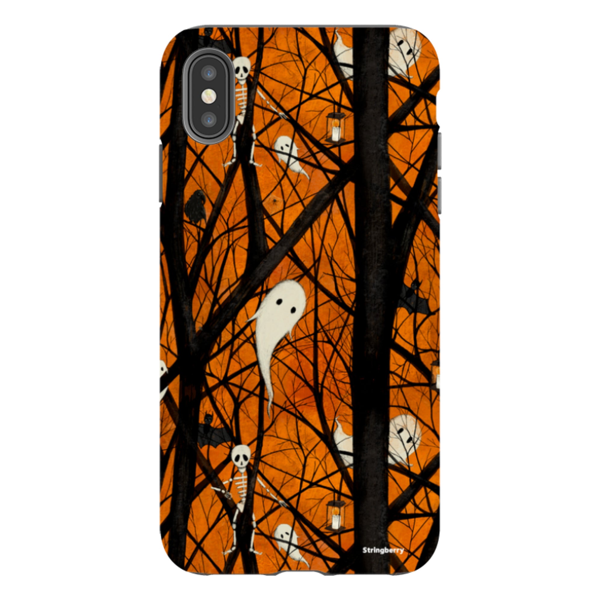 iPhone Tough Case - Halloween Pattern By Maja Lindberg