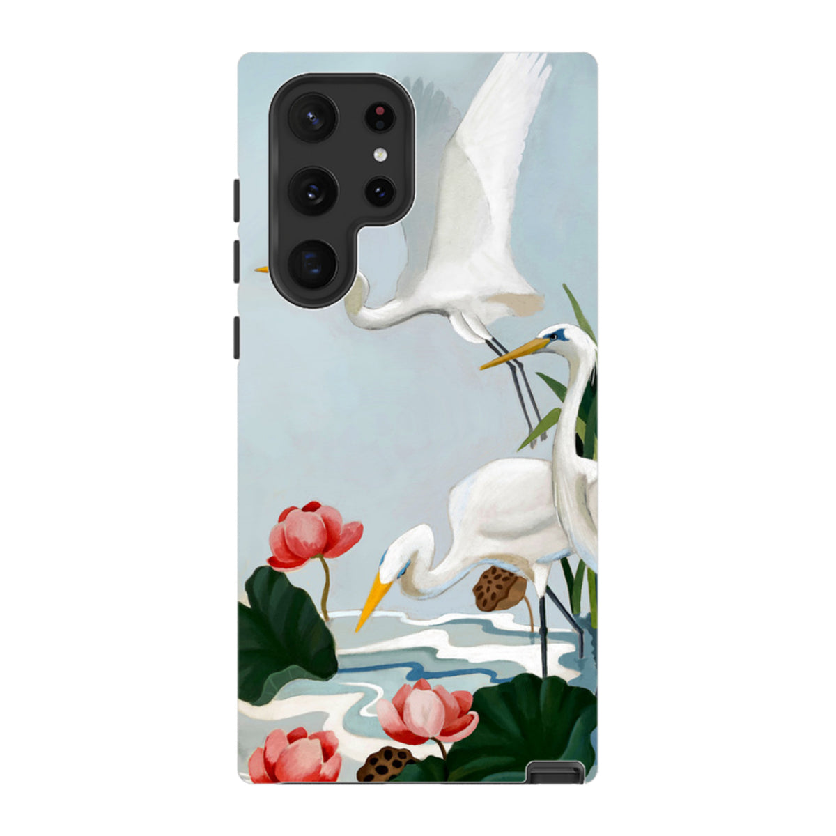 Samsung Tough Case - Egrets And Lillie's By Bex Parkin