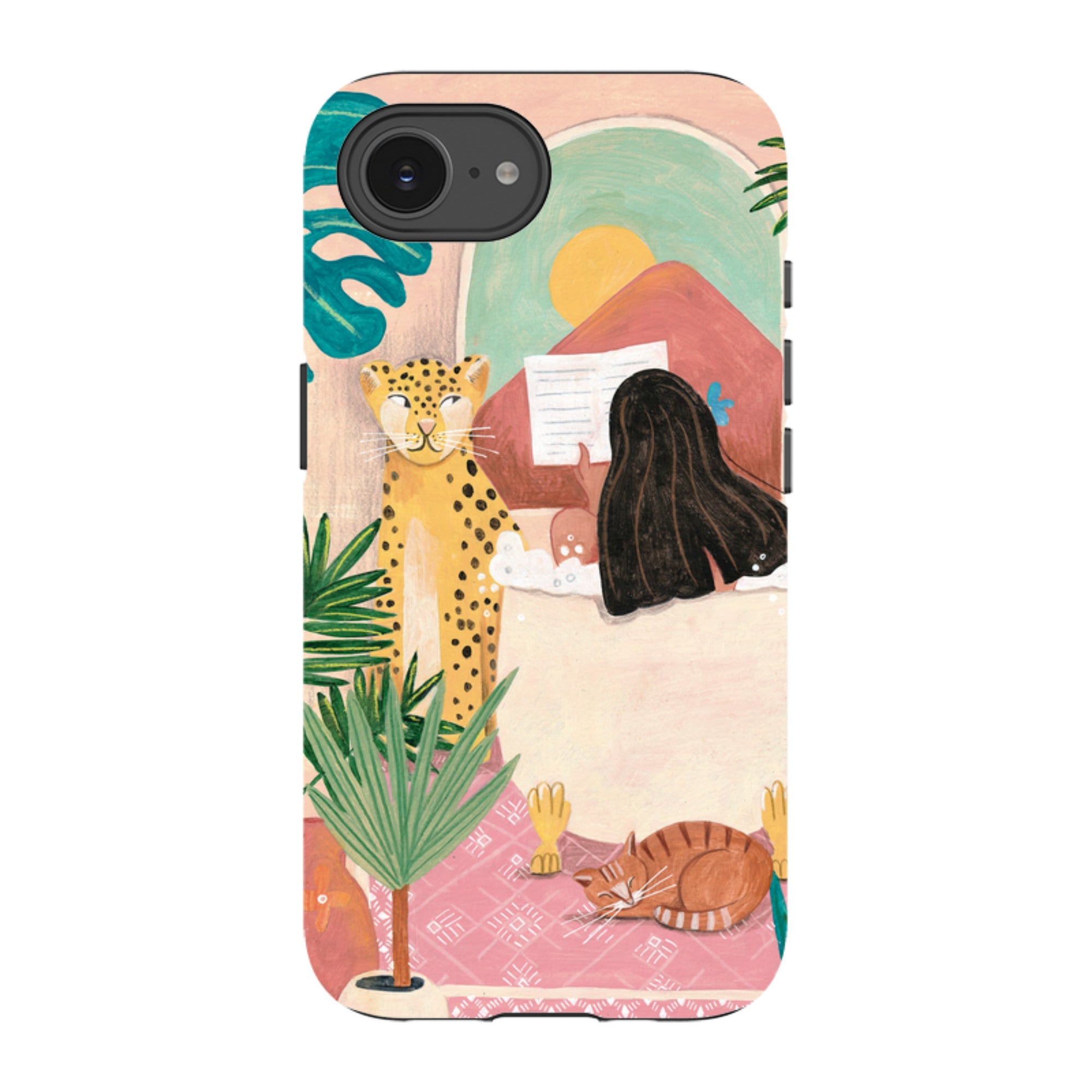 iPhone Tough Case - Bath Time By Caroline Bonne Muller