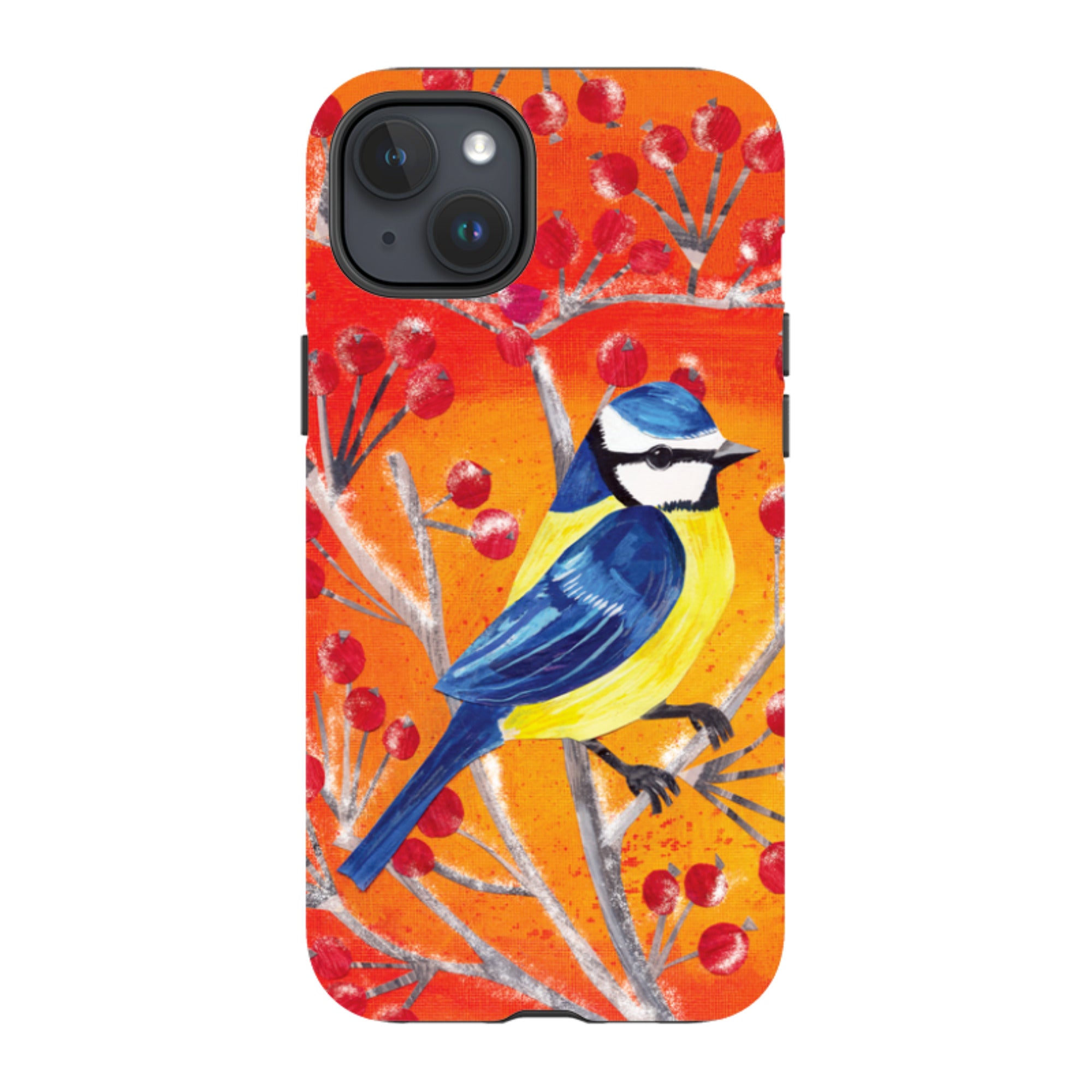 iPhone MagSafe Tough Case - Blue Tit By Tracey English