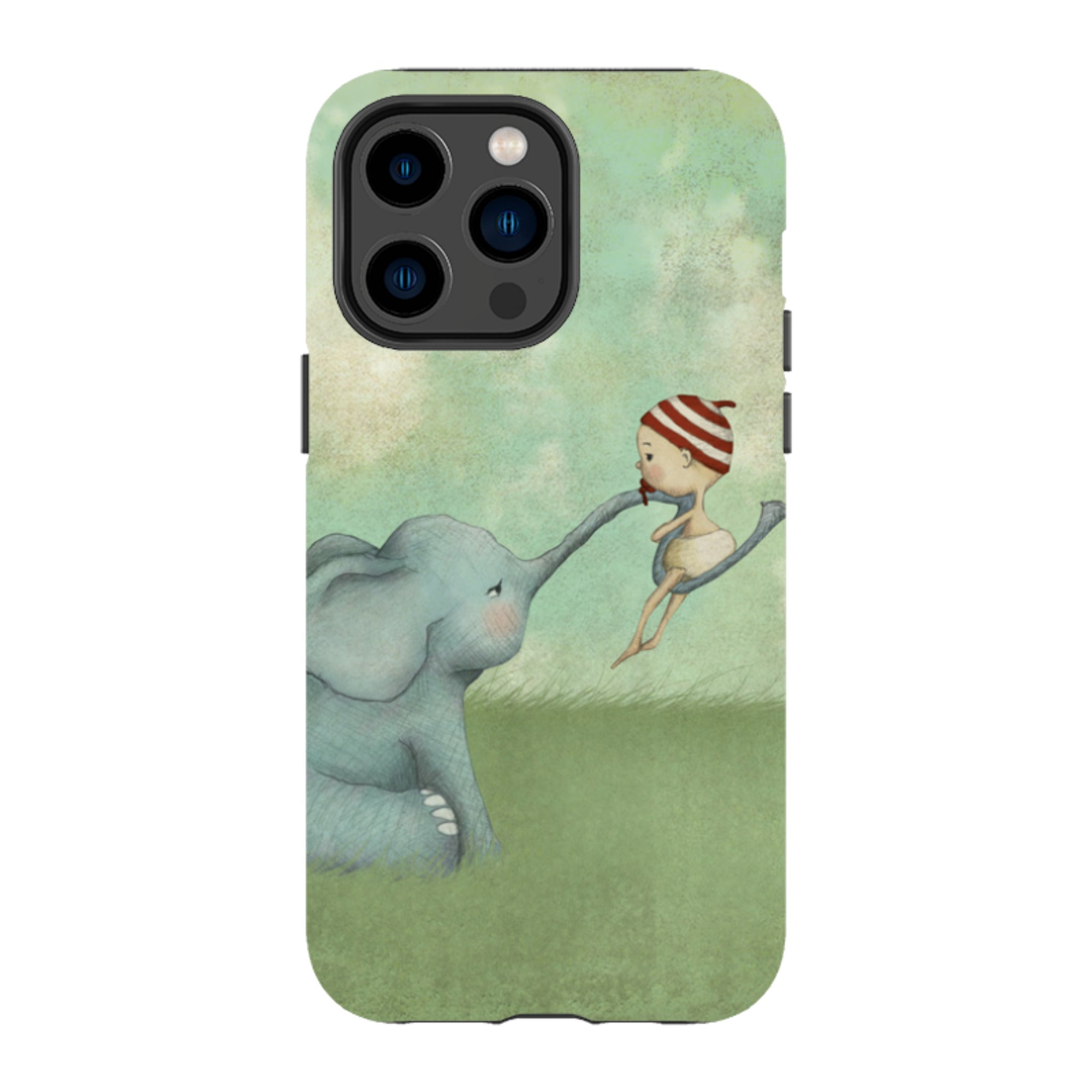 iPhone Tough Case - Elephant Baby By Maja Lindberg