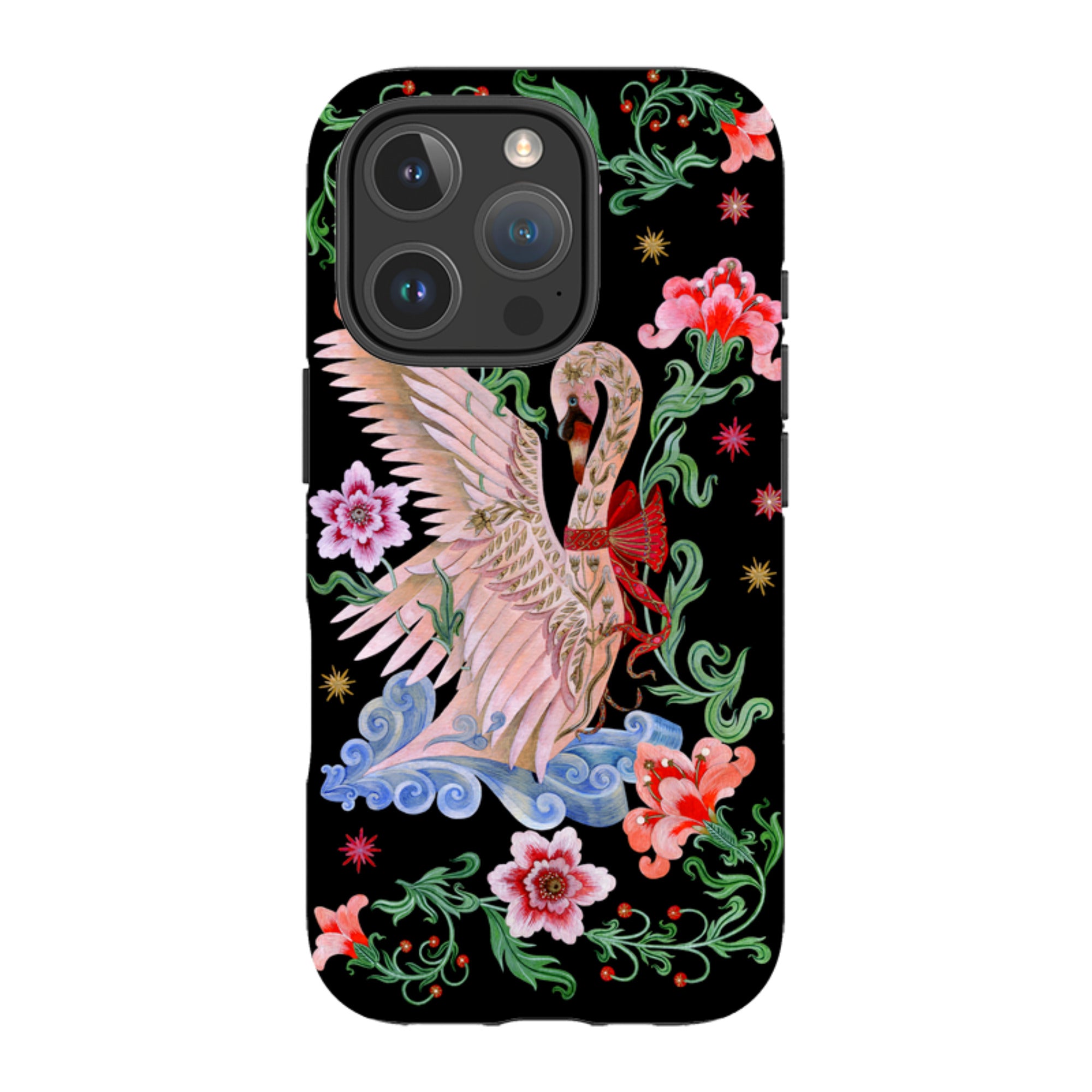 iPhone Tough  Case - Seven Swans A Swimming By Maria Matos