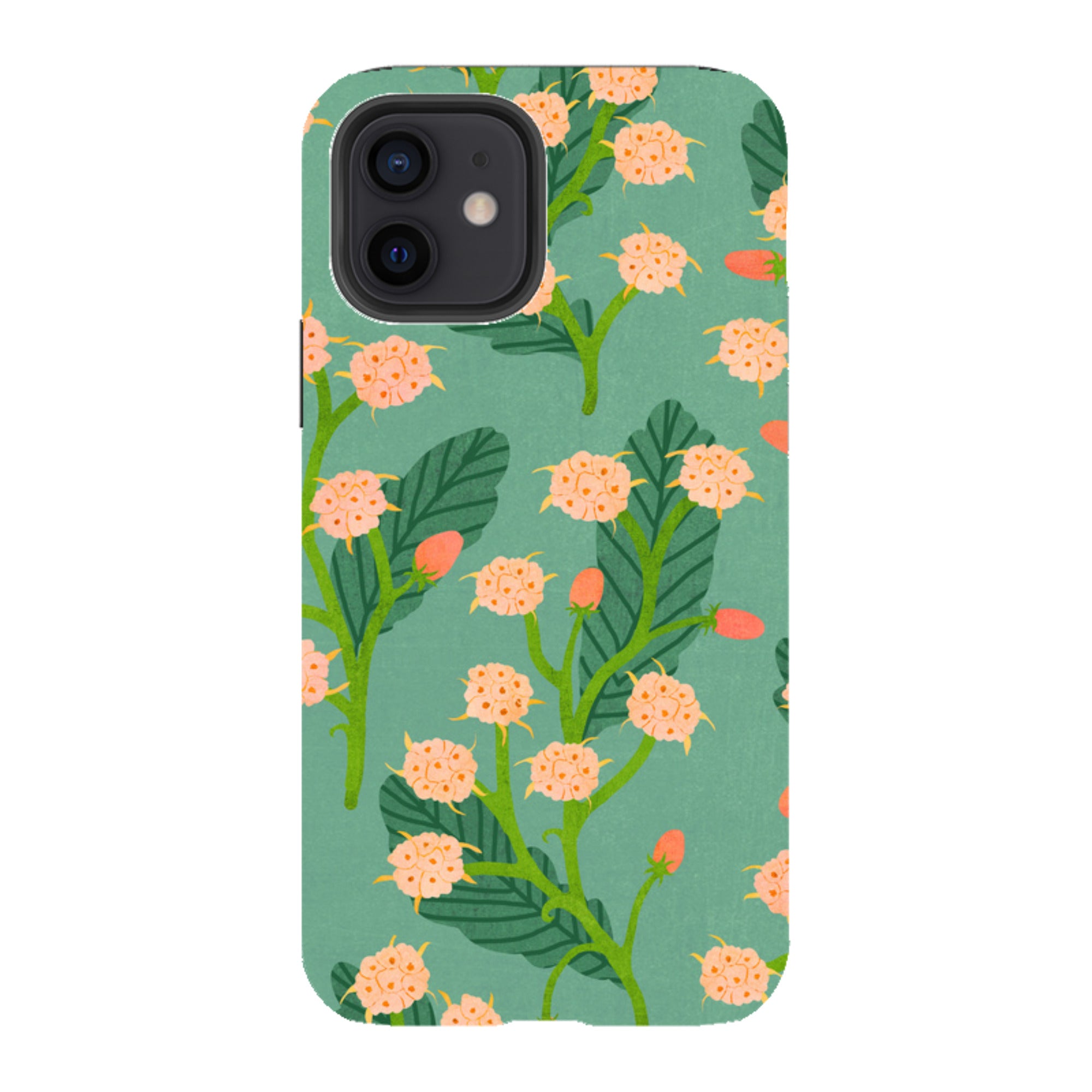 iPhone Tough Case - Summer Seeds Teal By Katherine Quinn