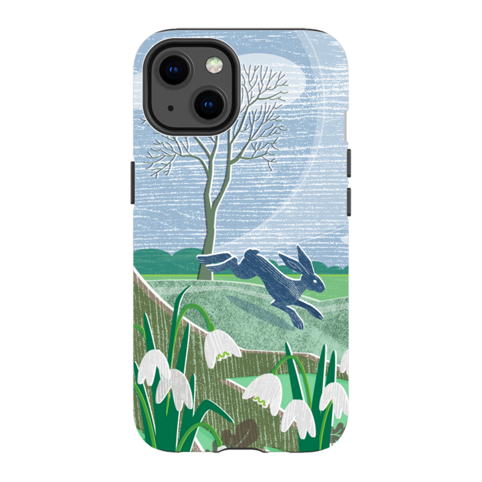 iPhone MagSafe Tough Case -  Snowdrops and Hare By Liane Payne