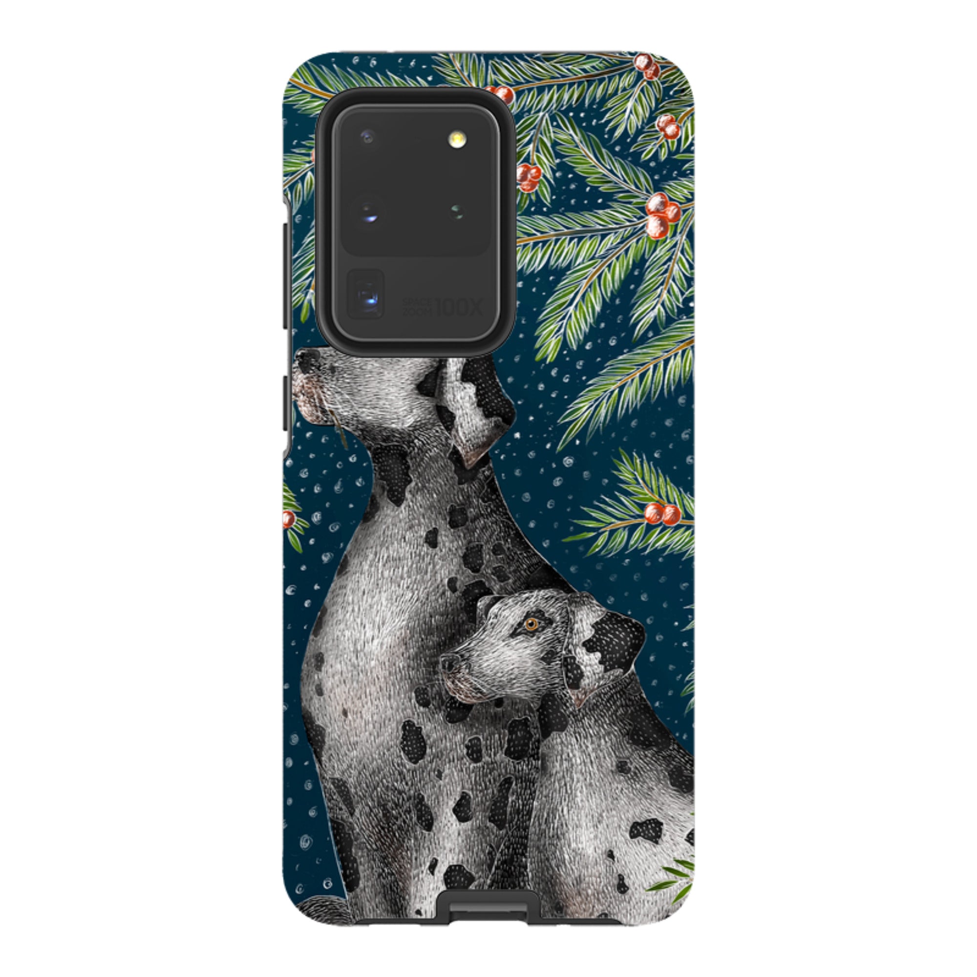 Samsung Tough Case - Christmas Dalmatians By Catherine Rowe