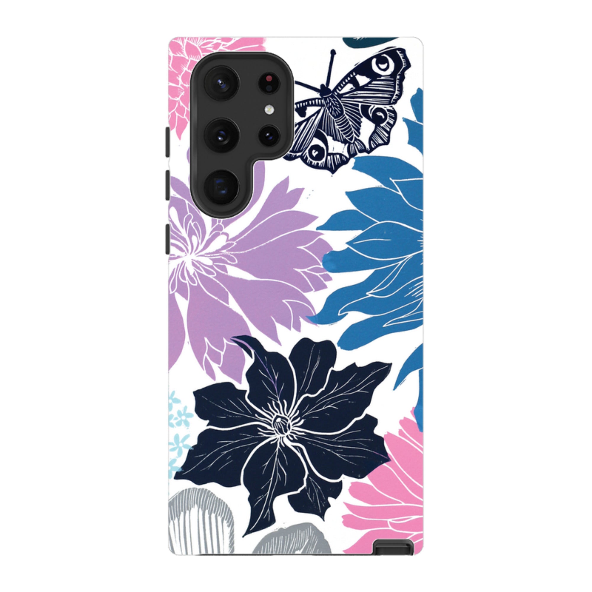 Samsung Tough Case - Cottage Garden Butterfly By Kate Heiss