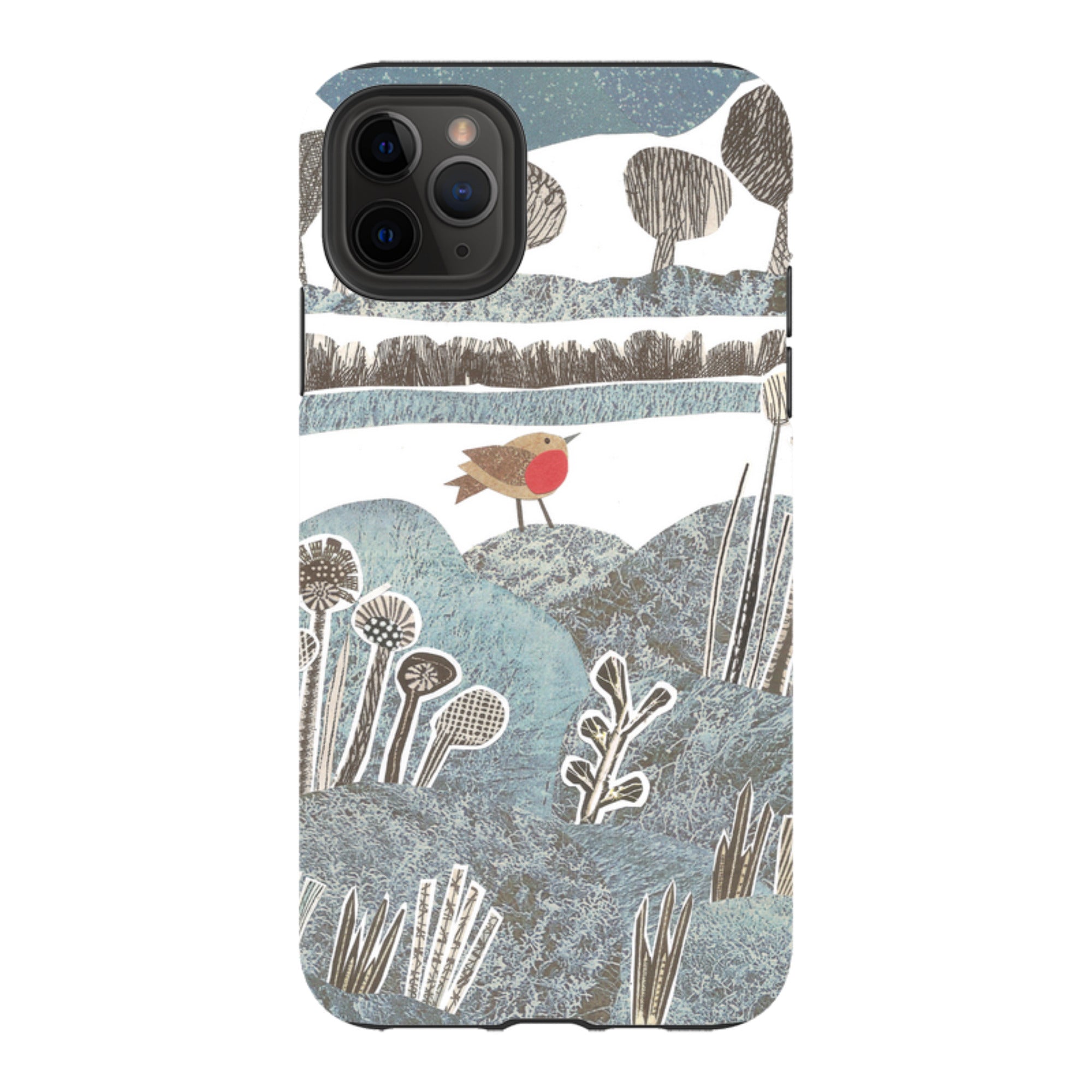 iPhone Tough Case - Frost Robin By Jane Robbins