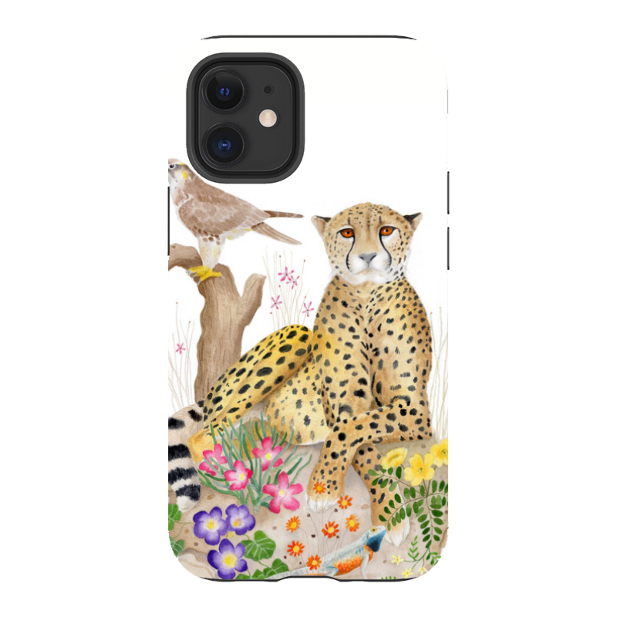 iPhone Tough Case - Botswana Cheetah By Bex Parkin