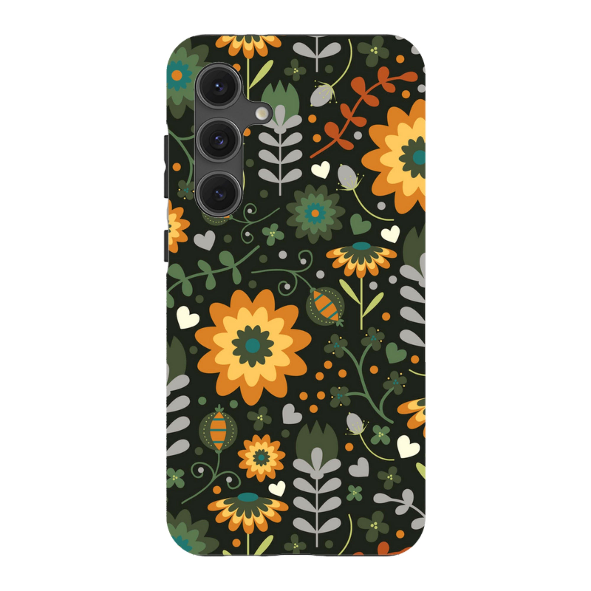 Samsung Tough Case - Dark Floral By Suzy Taylor