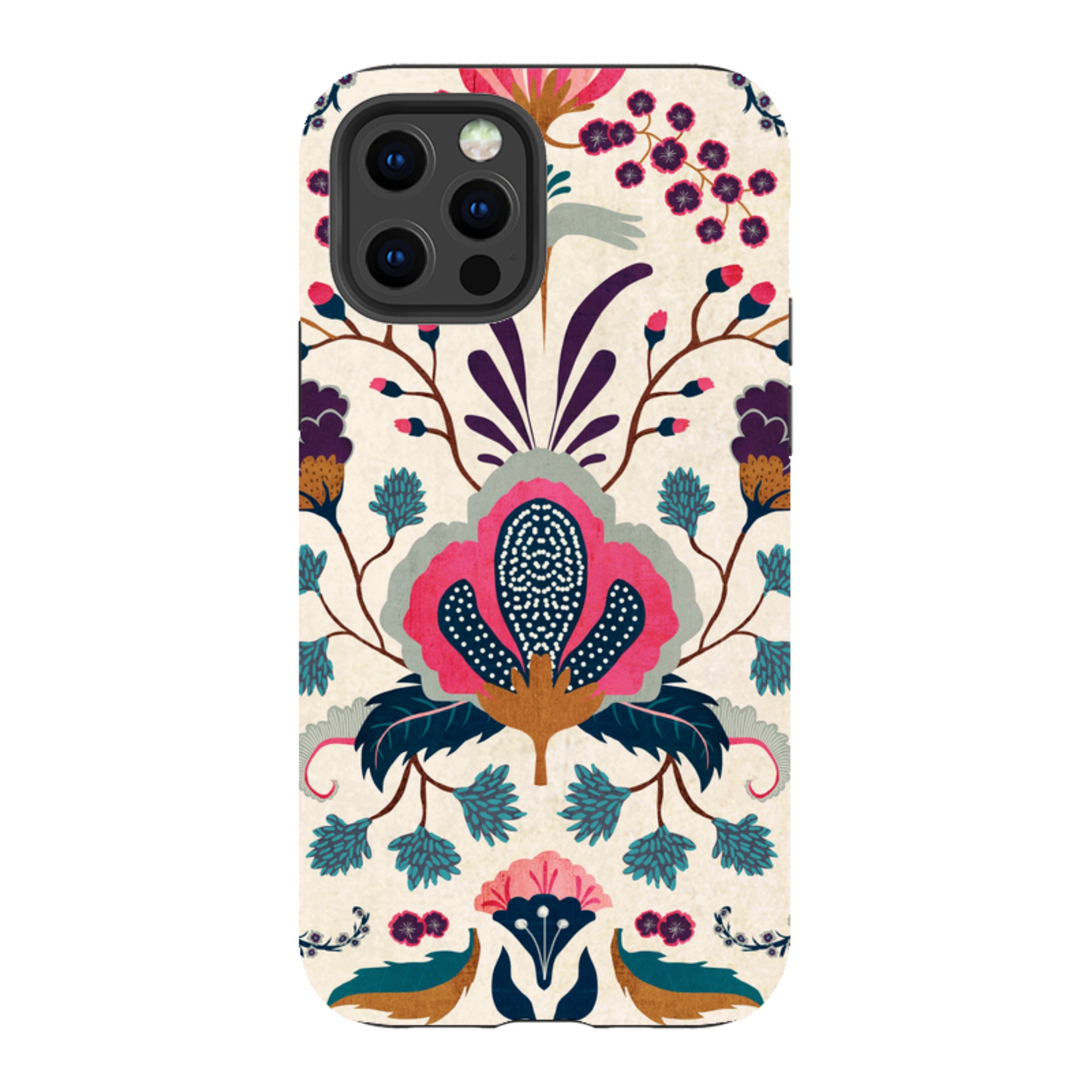 iPhone Tough Case - Folk Floral By Katherine Quinn