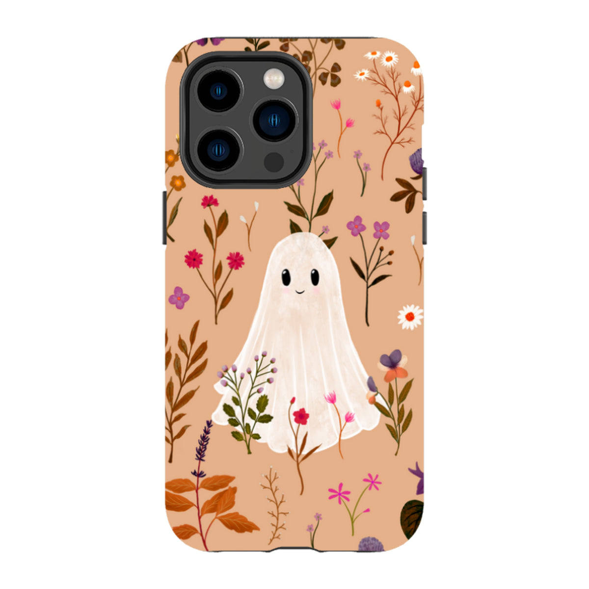 iPhone Tough Case - Ghost in the Garden - Cider Clay Multi By Katherine Quinn