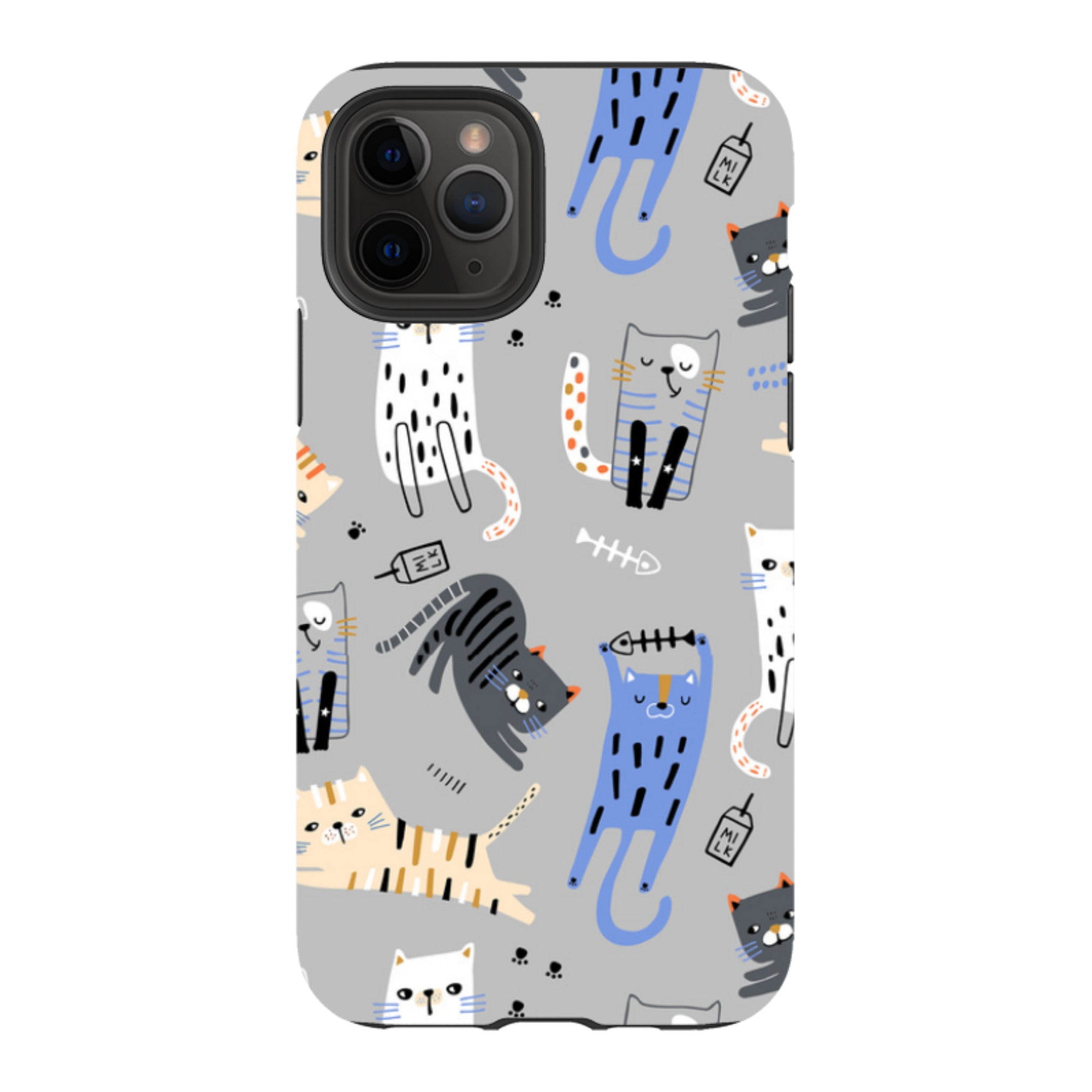 iPhone Tough Case - Cat And Bone