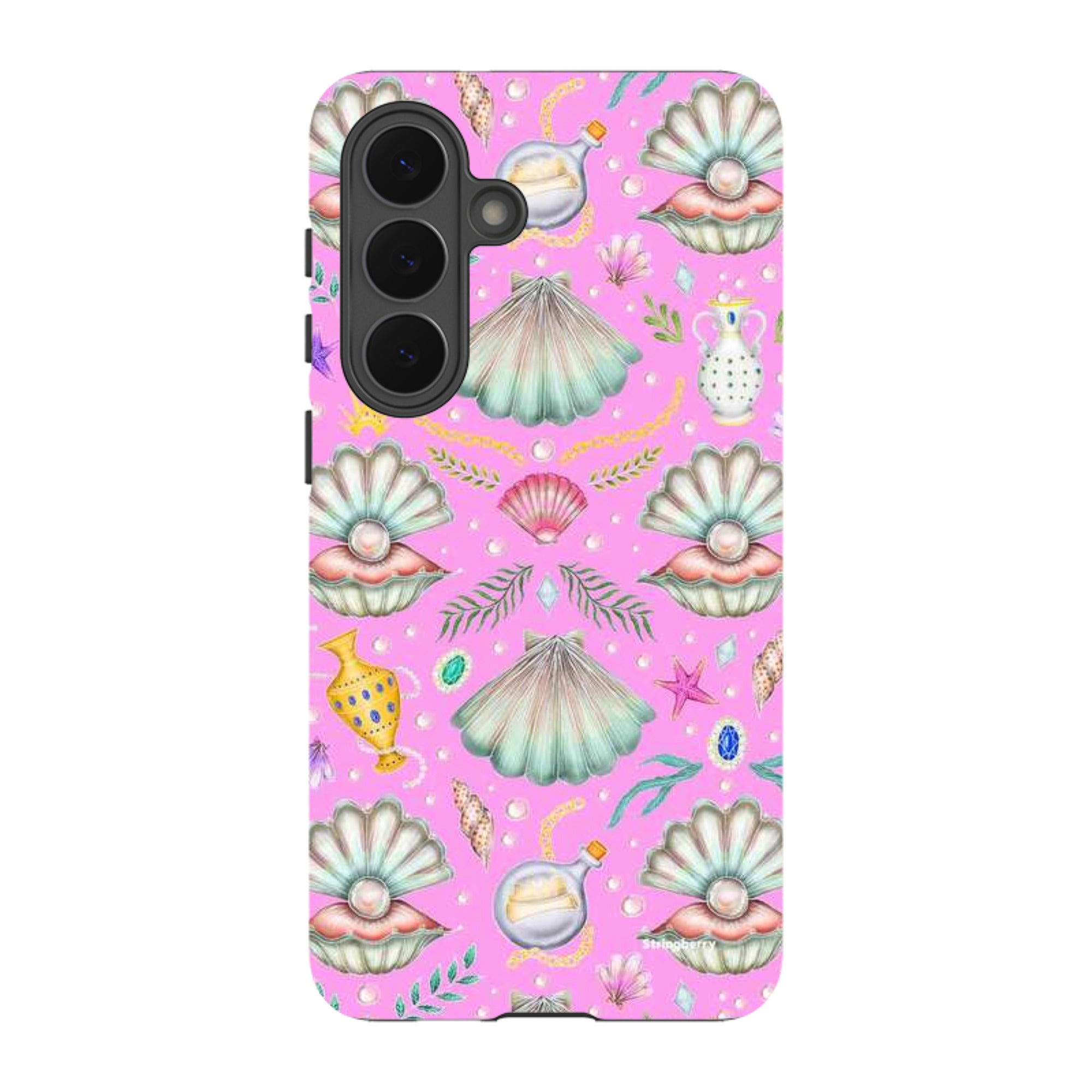 Samsung Tough Case - Pearl's Fantasy Candy Pink By Catherine Rowe