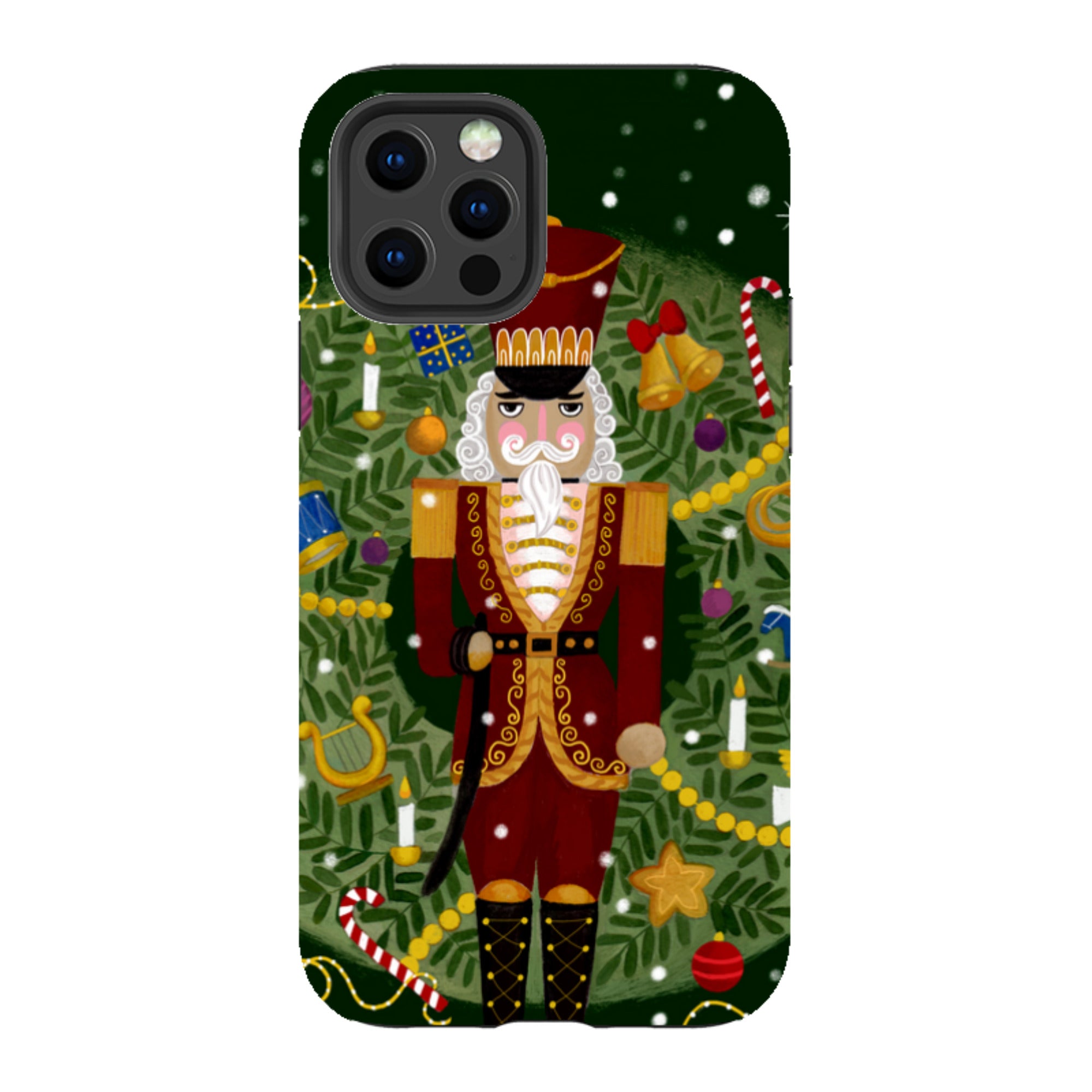 iPhone Tough Case - Red Nutcracker By Bex Parkin
