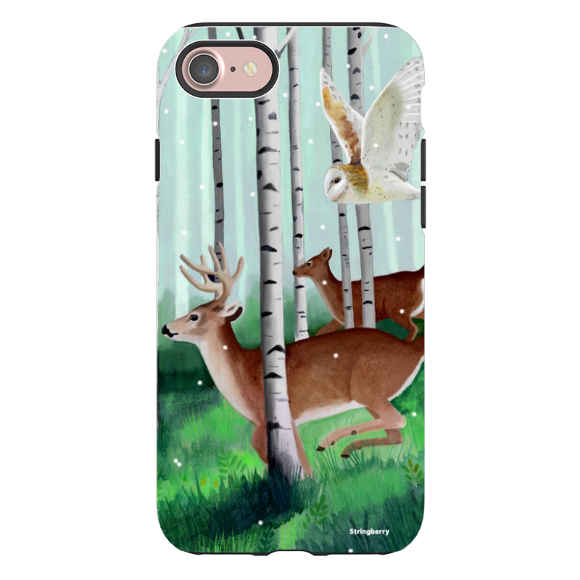 iPhone Tough Case - Winter Woods By Bex Parkin