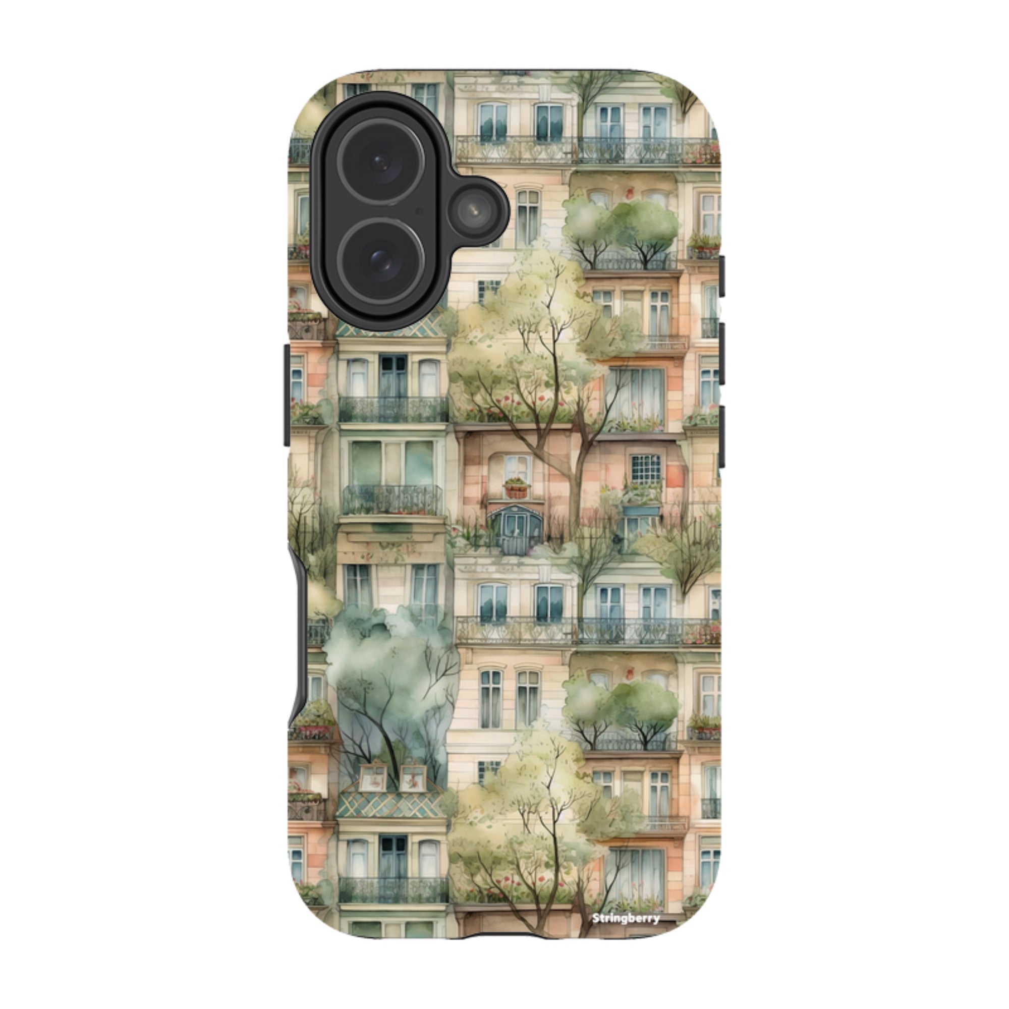 iPhone Tough Case - Montmartre Houses