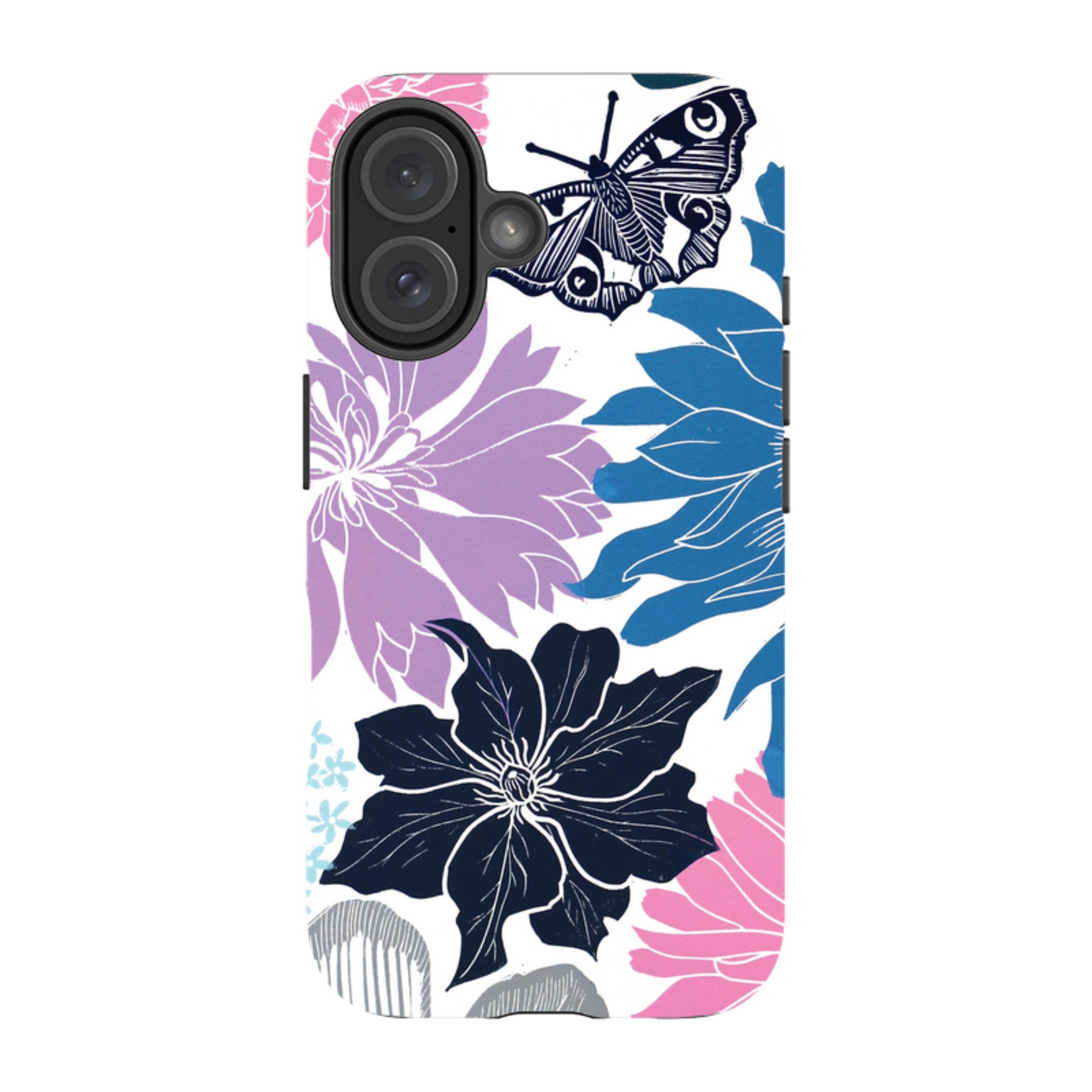 iPhone Tough Case - Cottage Garden Butterfly By Kate Heiss