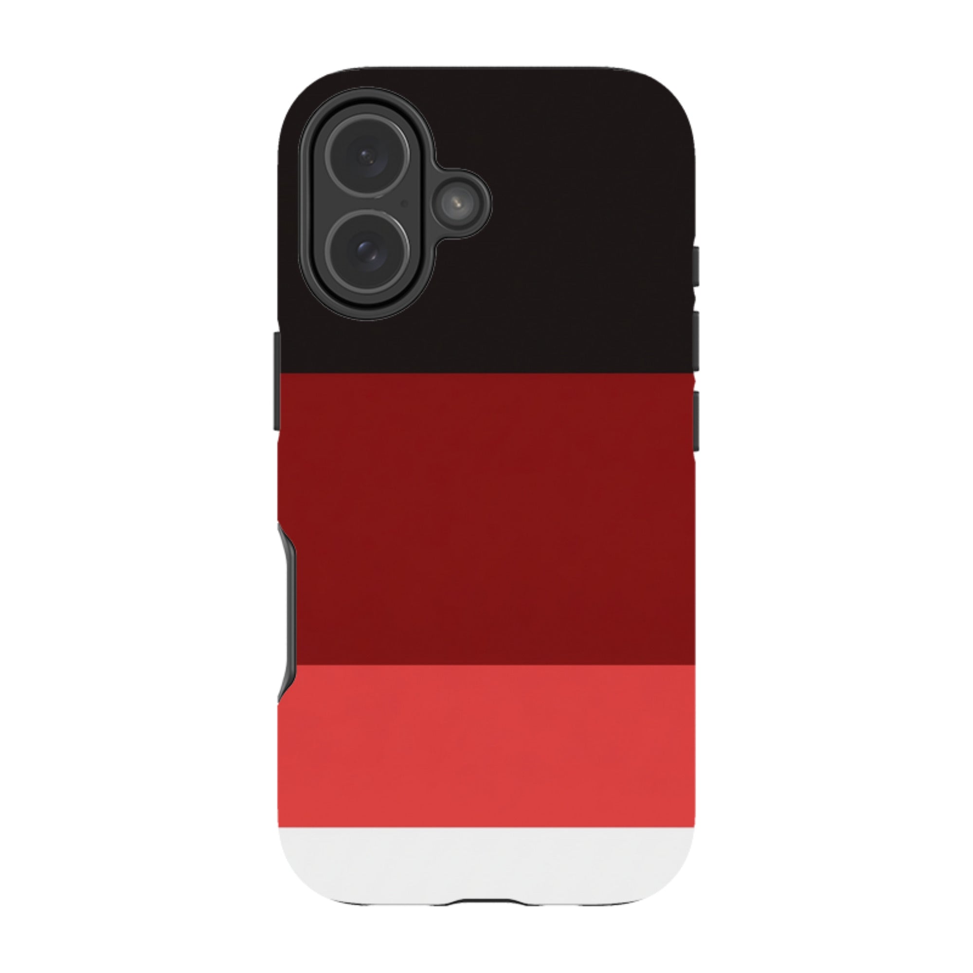 iPhone Tough Case - Crimson and Black Gradient