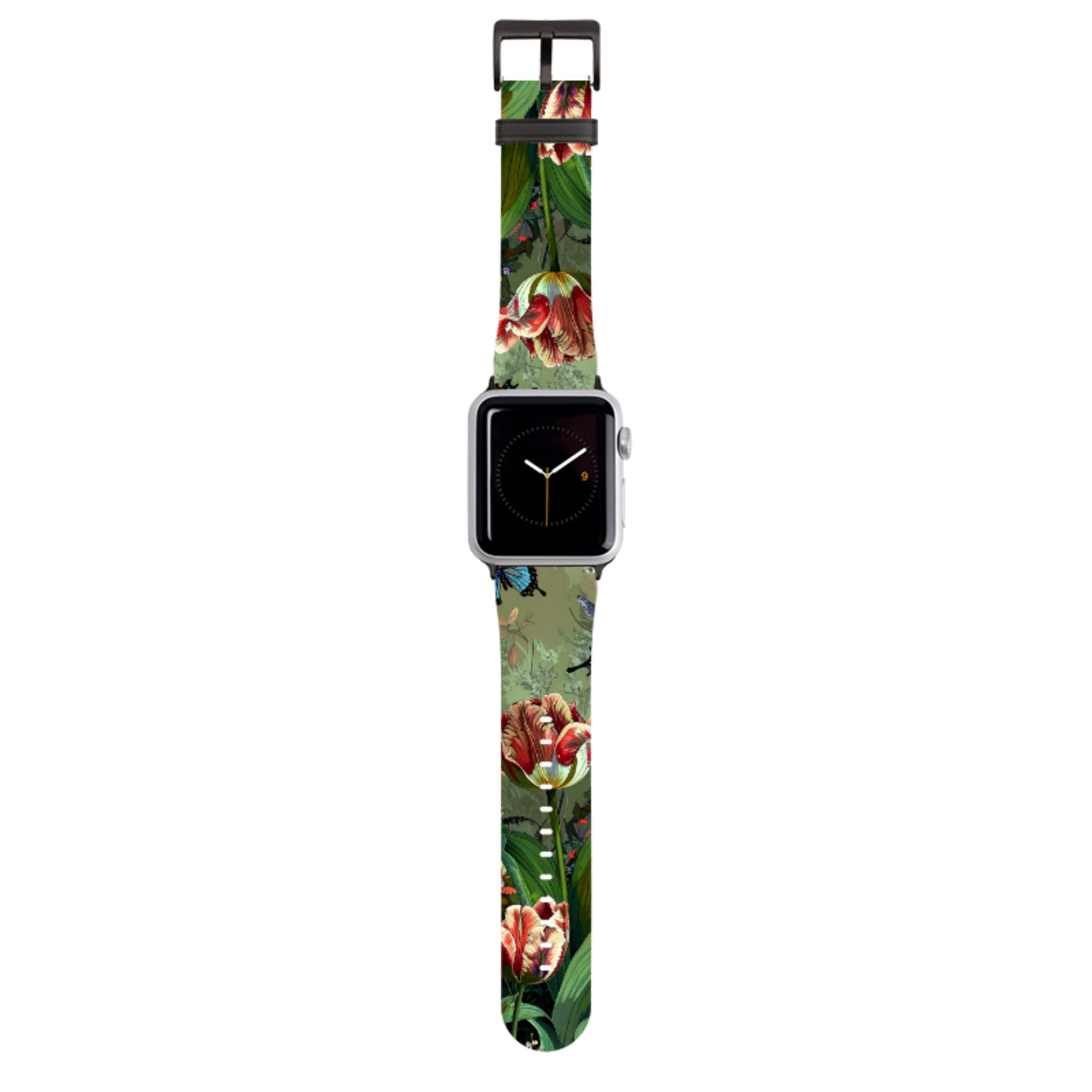 Green Vyne Butterflies Apple Watch Strap