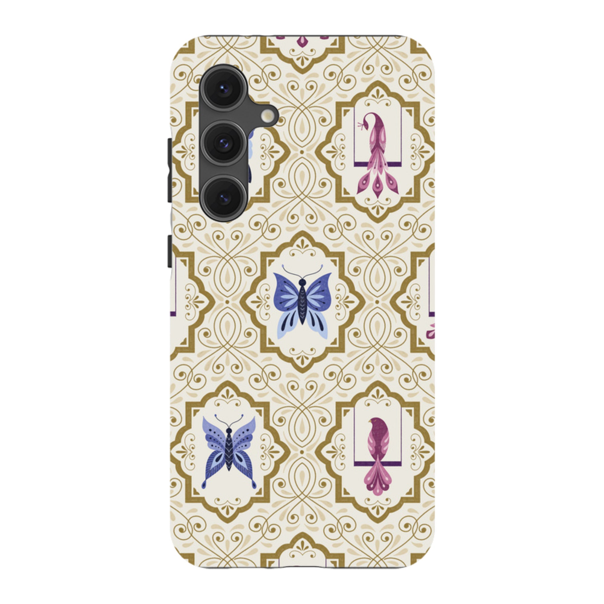 Samsung Tough Case - Wingframes Ivory By Jenny Zemanek