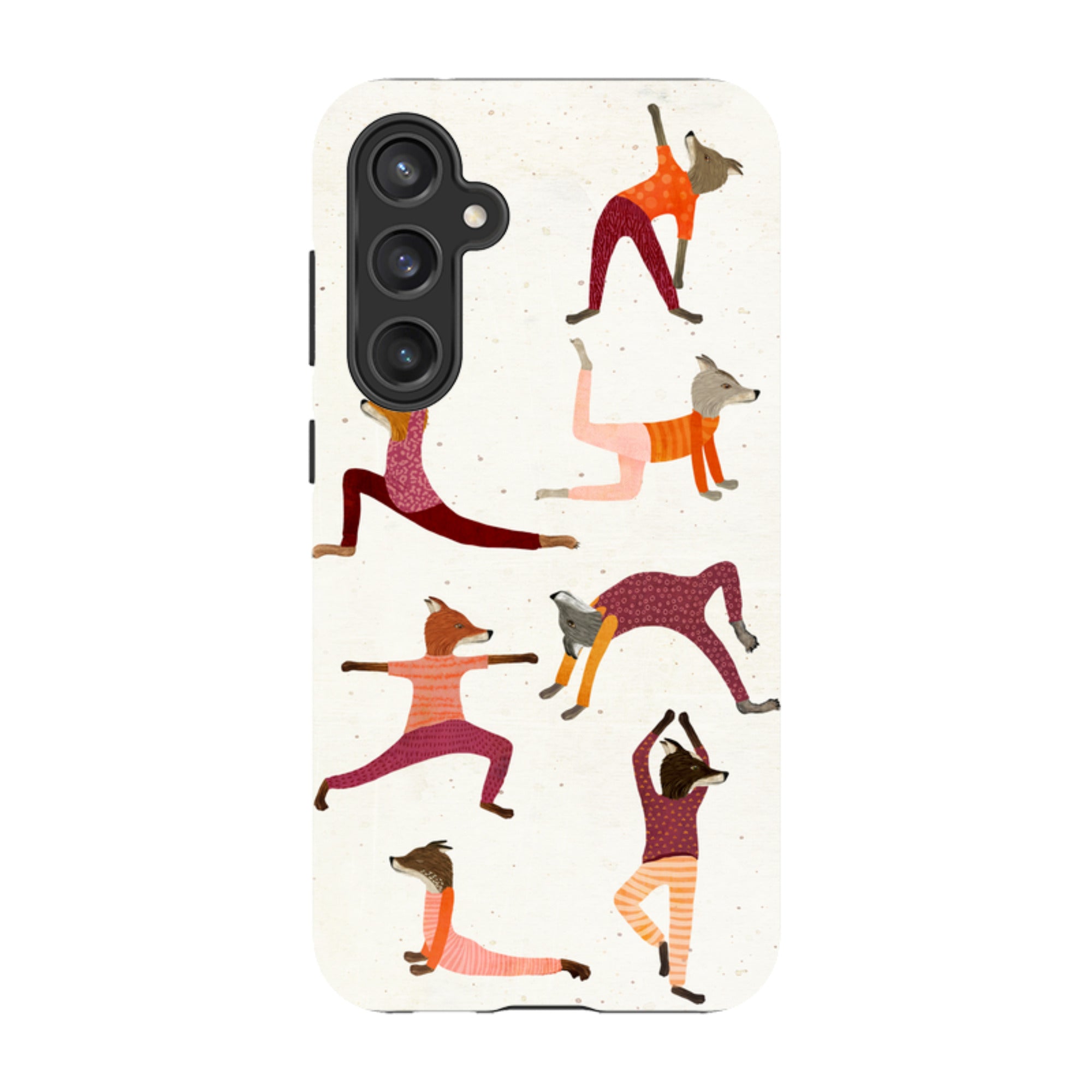 Samsung Tough Case - Fox Yoga By Katherine Quinn