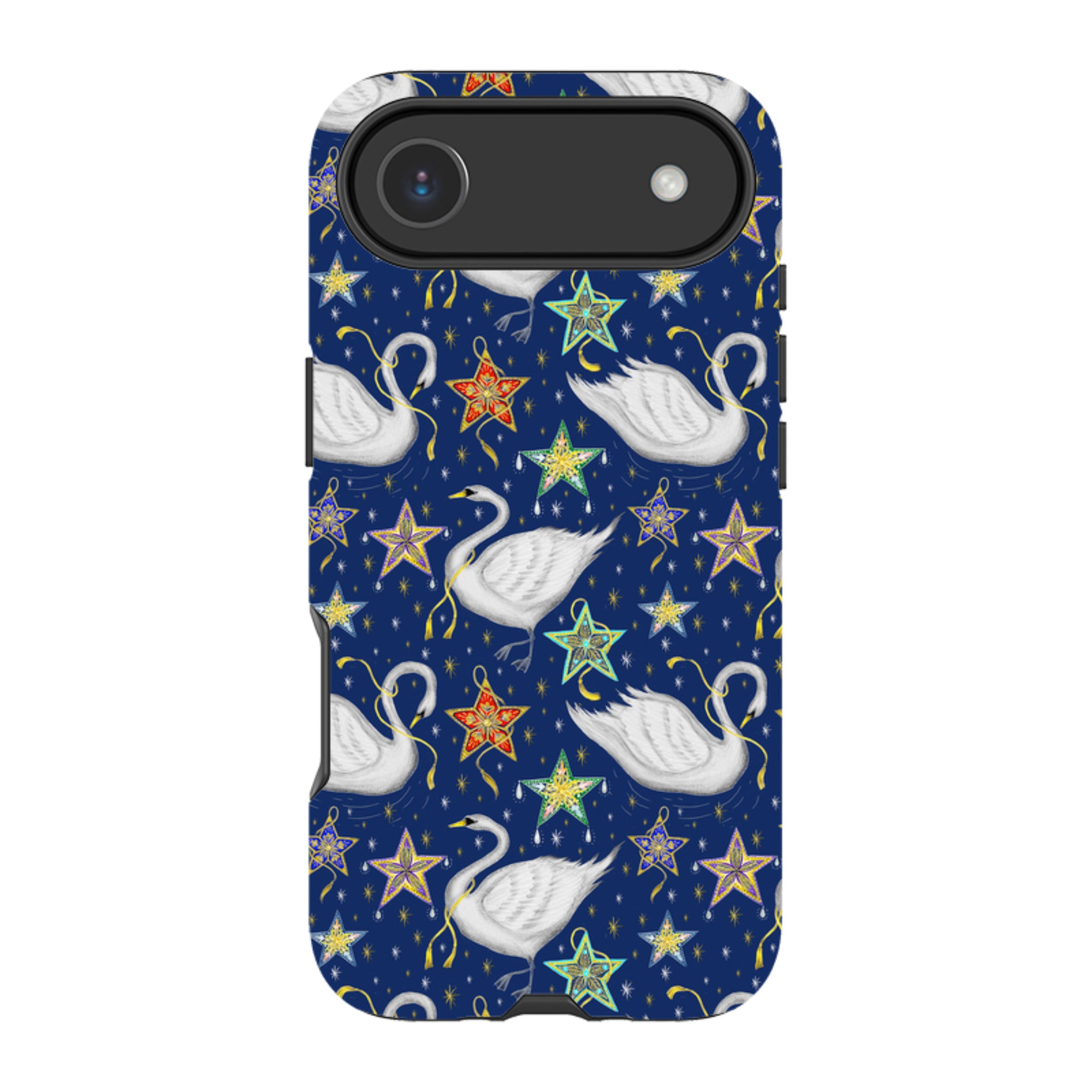 iPhone MagSafe Tough Case -  Swan Pattern By Catherine Rowe