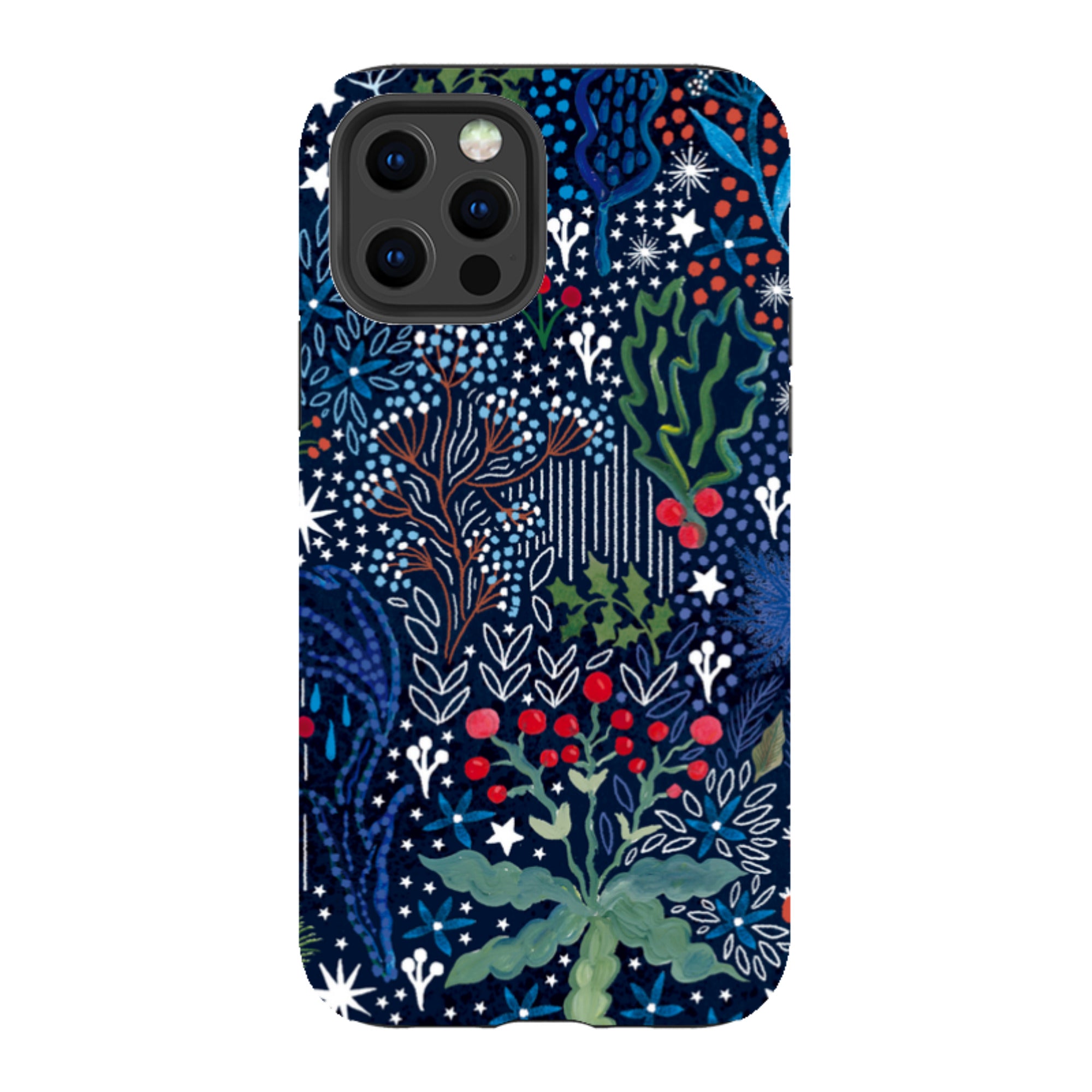 iPhone Tough Case - Winter Flowers I By Emma Frances Grant