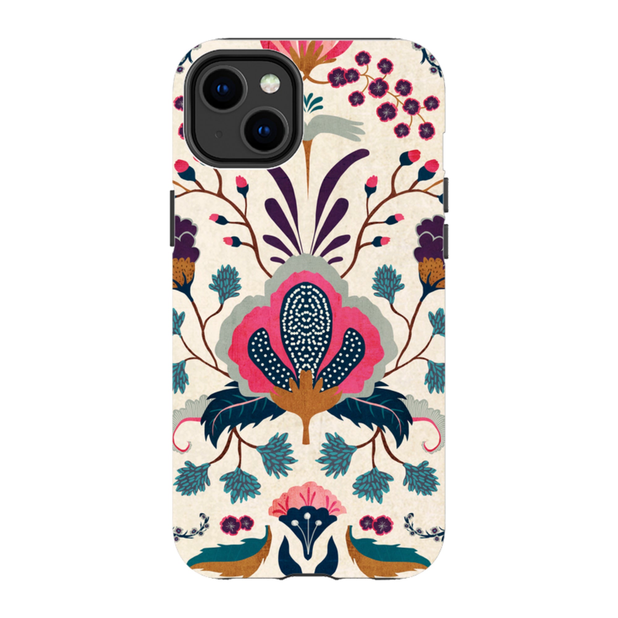 iPhone MagSafe Tough Case - Folk Floral By Katherine Quinn
