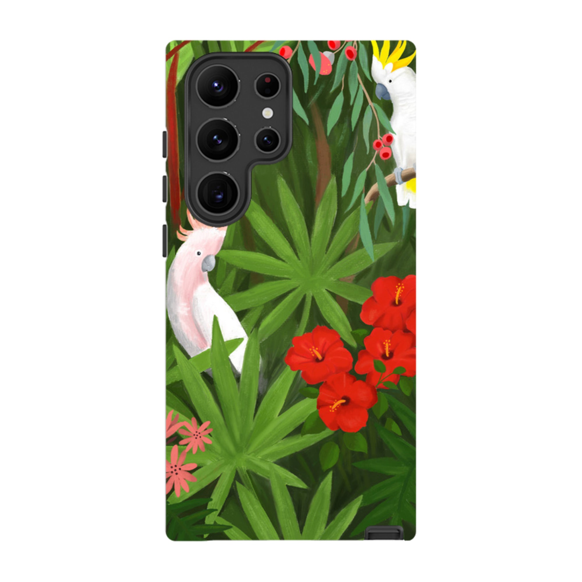 Samsung Tough Case - Cockatoo Jungle By Bex Parkin