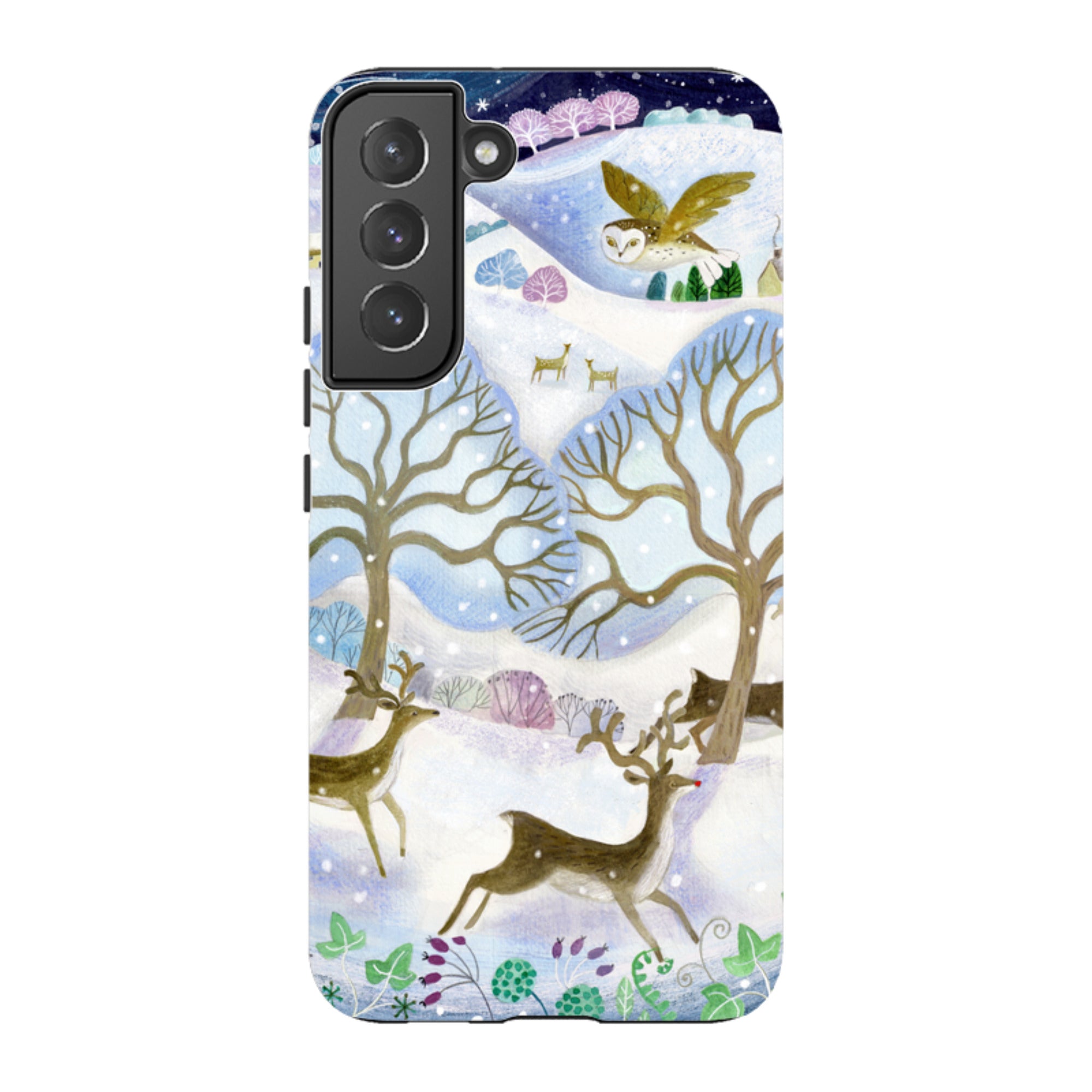 Samsung Tough Case - Winter Deer By Bex Parkin