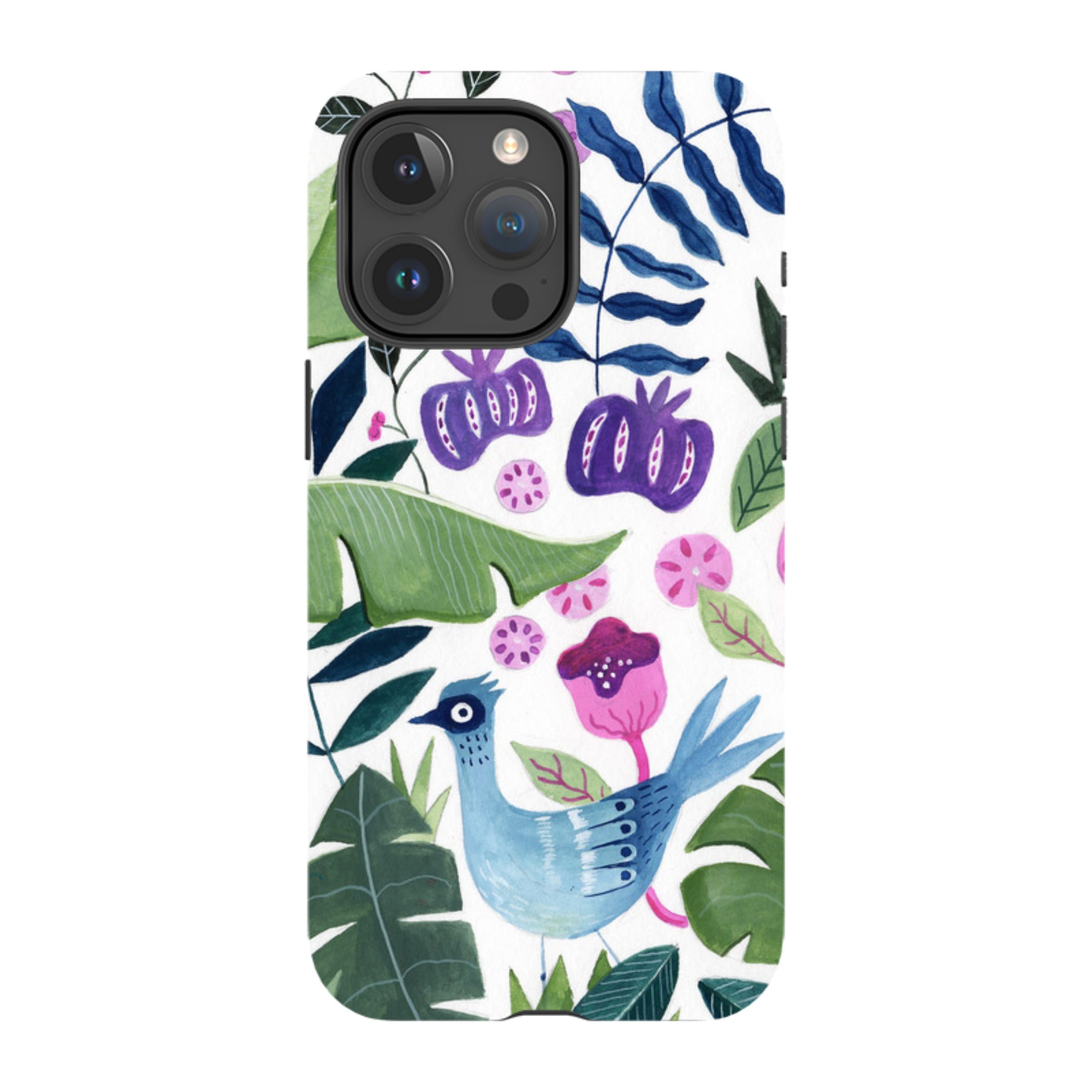 iPhone Tough Case - Birds In Forest By Bex Parkin