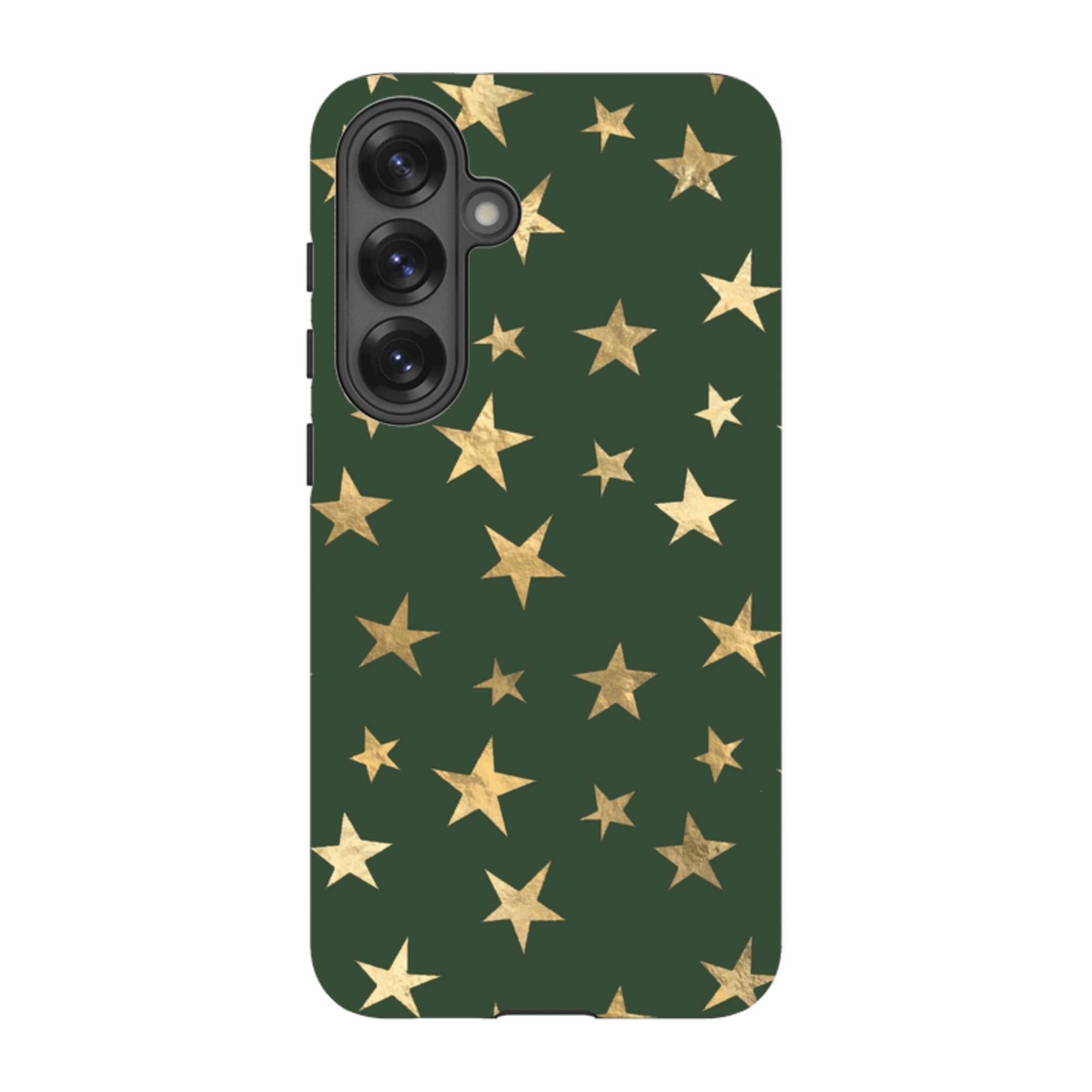 Samsung Tough Case - Green and Gold Stars