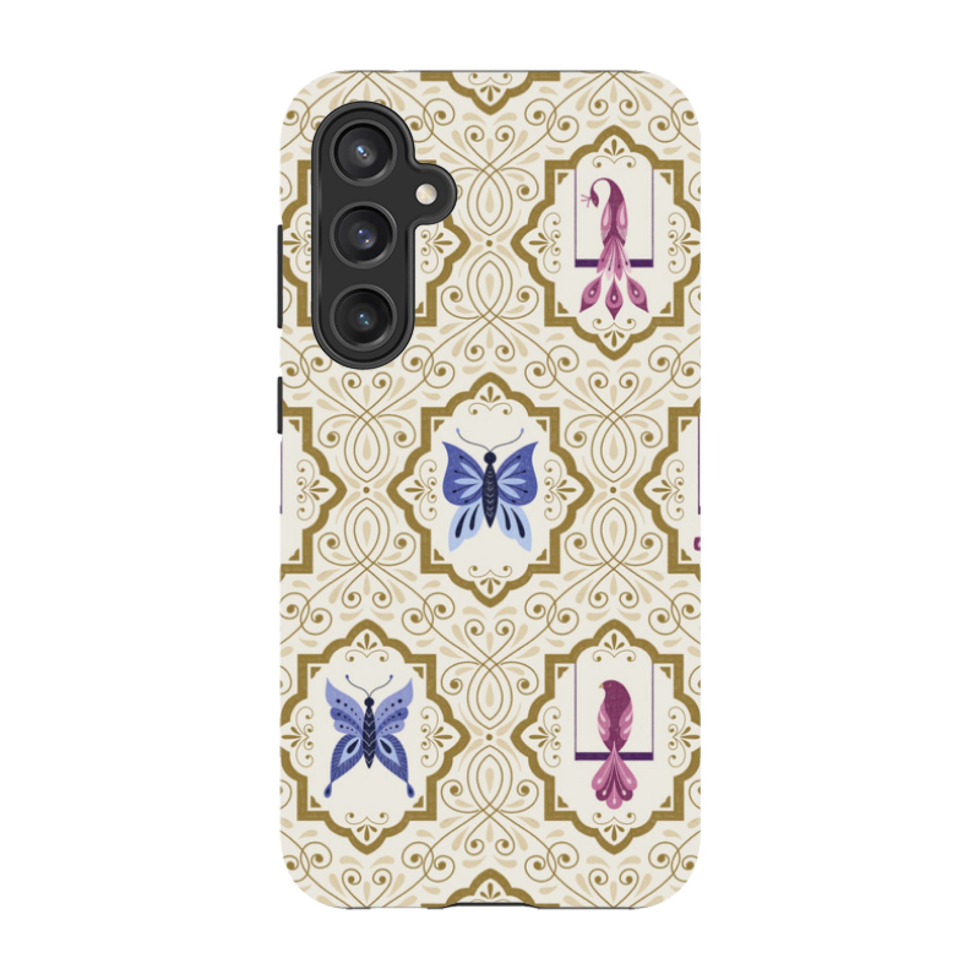 Samsung Tough Case - Wingframes Ivory By Jenny Zemanek